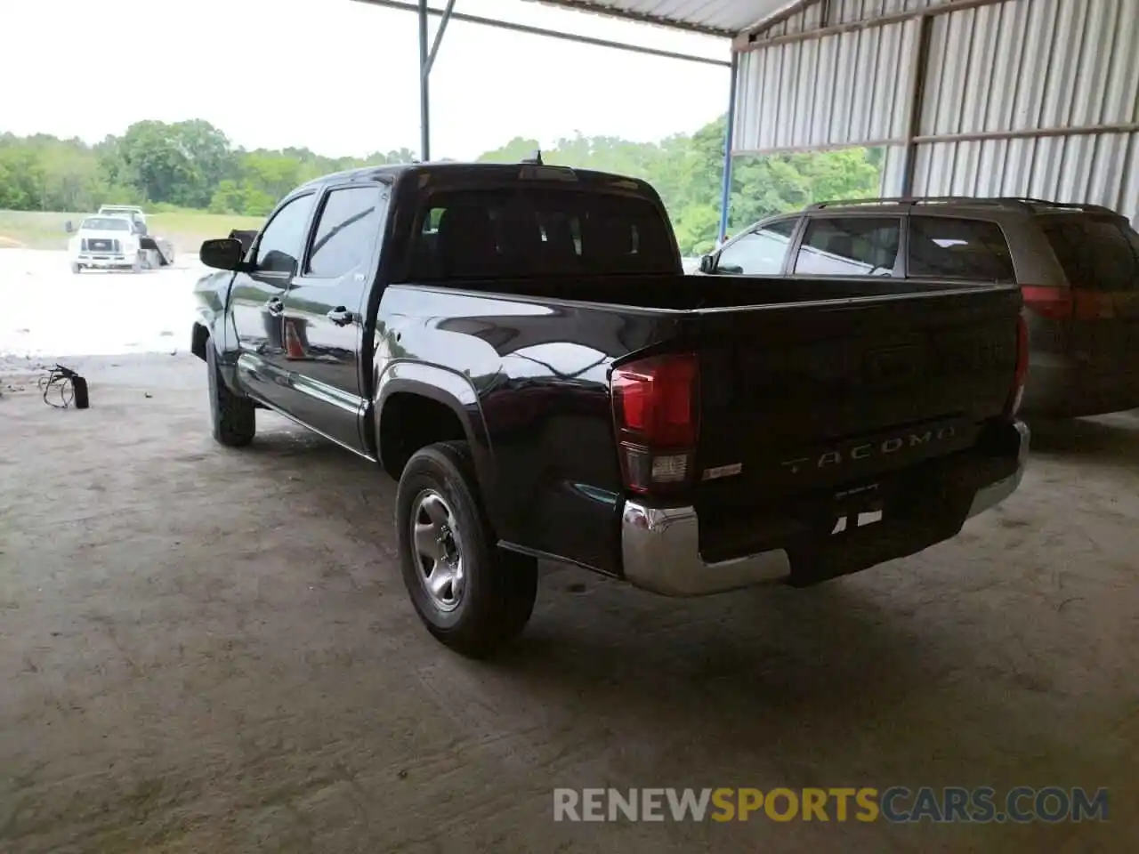 3 Photograph of a damaged car 5TFAX5GN4KX145616 TOYOTA TACOMA 2019