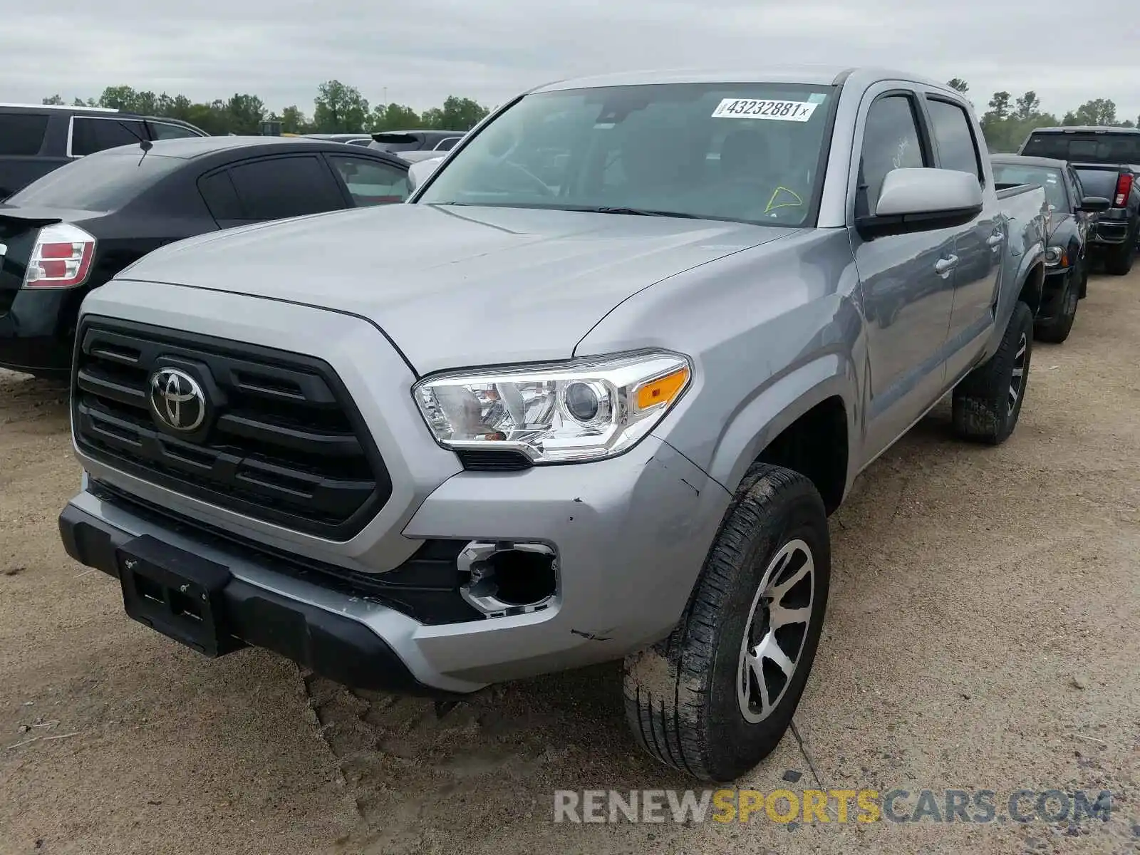 2 Photograph of a damaged car 5TFAX5GN5KX135032 TOYOTA TACOMA 2019