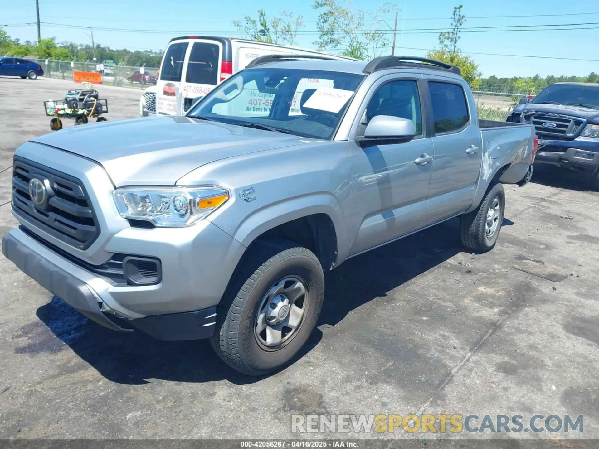 2 Photograph of a damaged car 5TFAX5GN5KX140179 TOYOTA TACOMA 2019