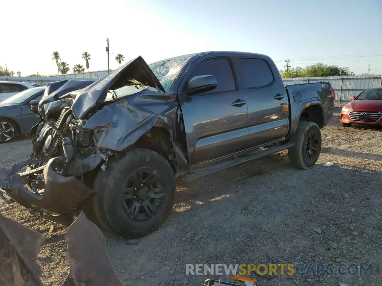 1 Photograph of a damaged car 5TFAX5GN5KX149139 TOYOTA TACOMA 2019
