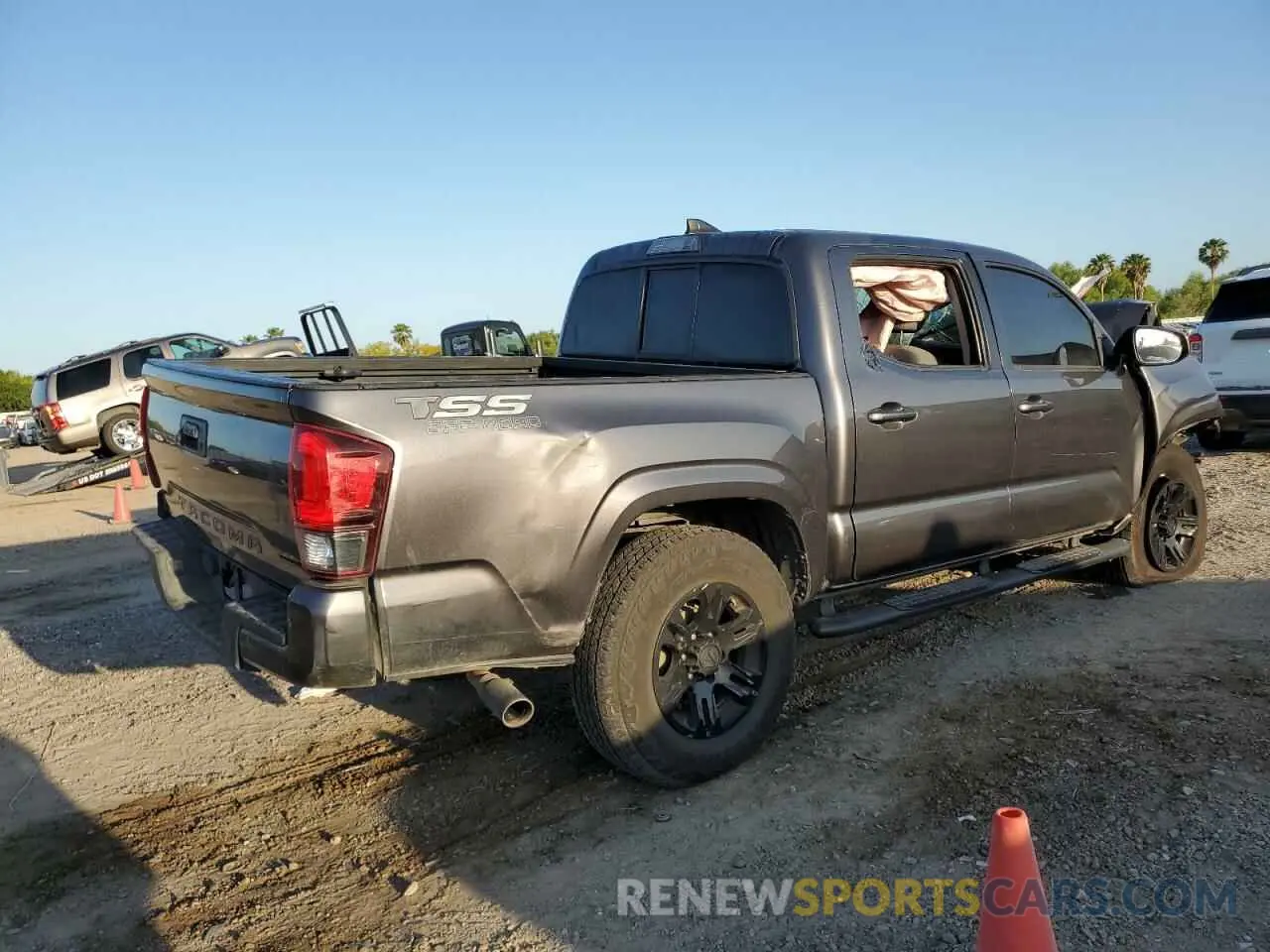 3 Photograph of a damaged car 5TFAX5GN5KX149139 TOYOTA TACOMA 2019