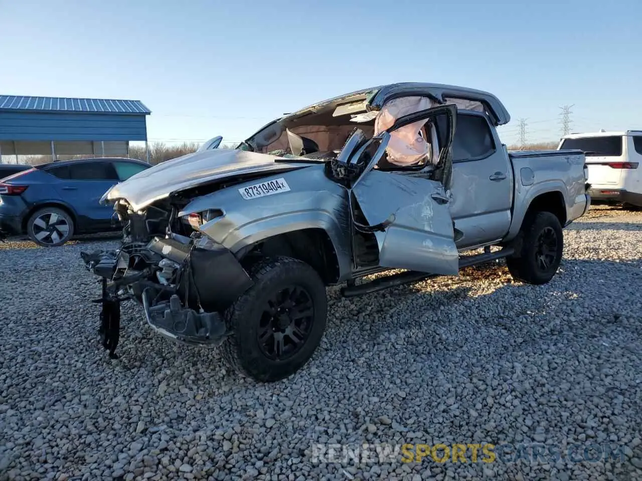 1 Photograph of a damaged car 5TFAX5GN5KX152963 TOYOTA TACOMA 2019