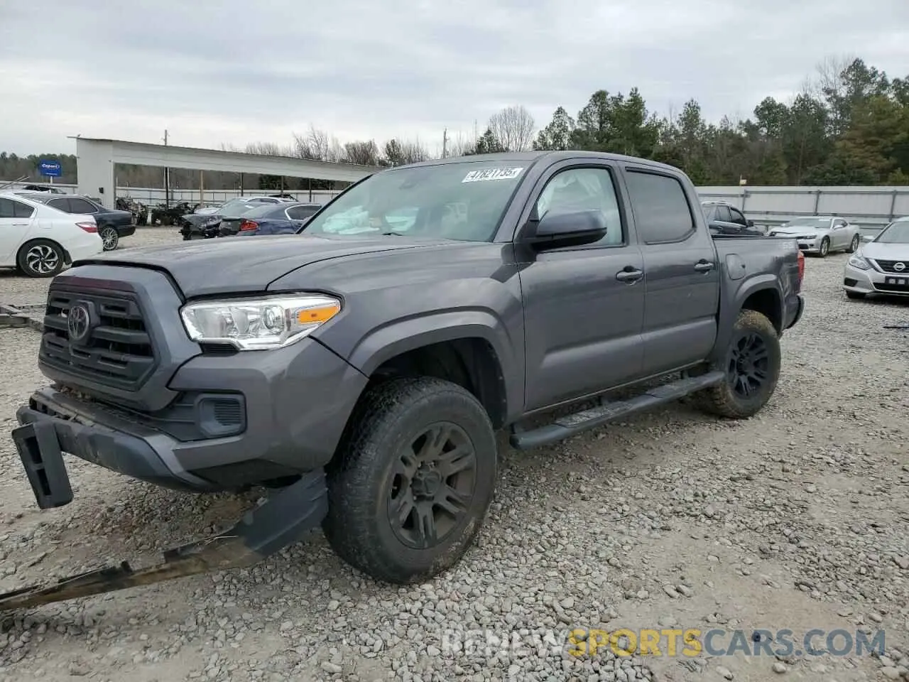 1 Photograph of a damaged car 5TFAX5GN6KX149943 TOYOTA TACOMA 2019