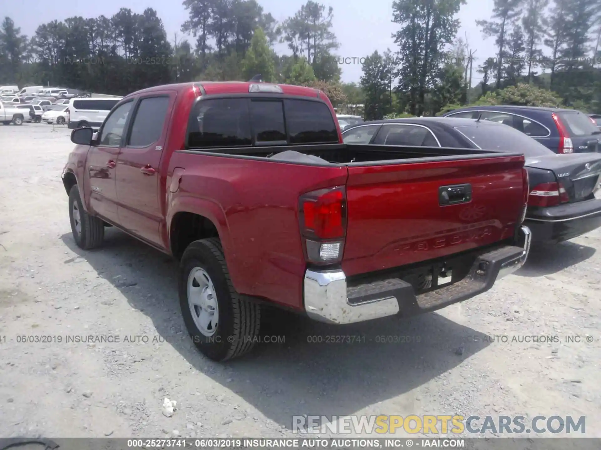 3 Photograph of a damaged car 5TFAX5GN7KX150759 TOYOTA TACOMA 2019