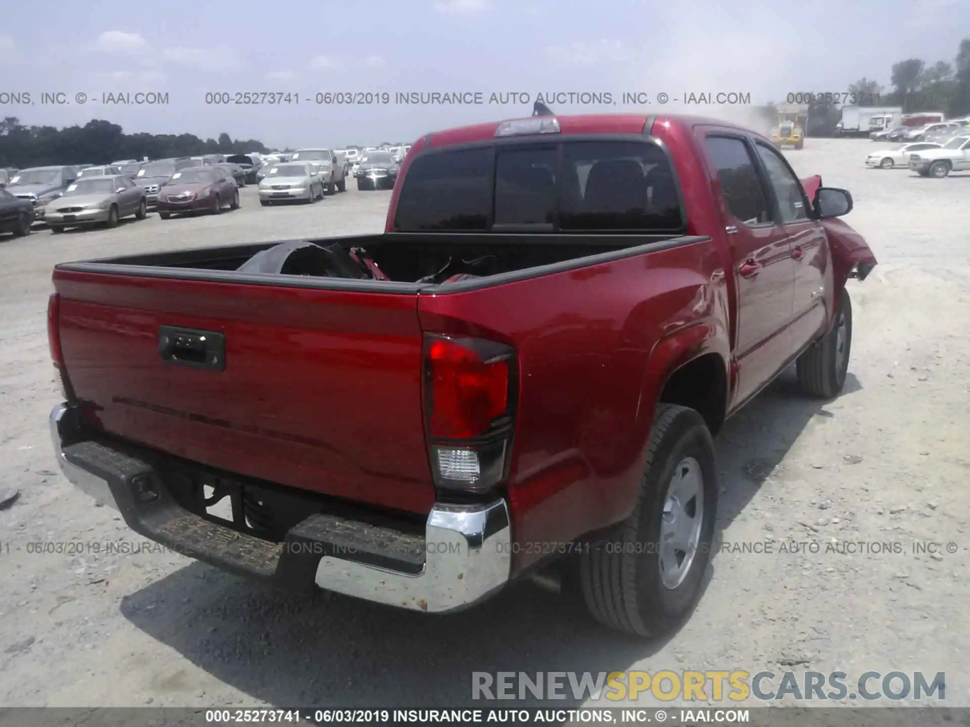 4 Photograph of a damaged car 5TFAX5GN7KX150759 TOYOTA TACOMA 2019