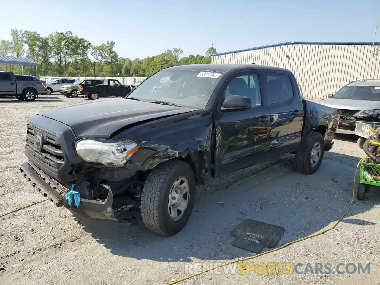 1 Photograph of a damaged car 5TFAX5GN8KX137423 TOYOTA TACOMA 2019