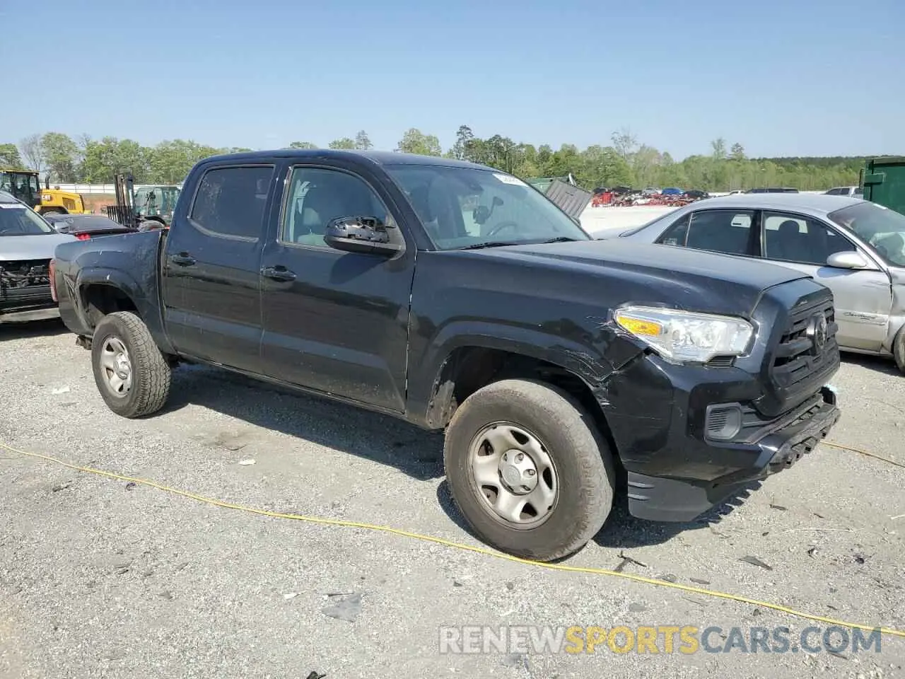 4 Photograph of a damaged car 5TFAX5GN8KX137423 TOYOTA TACOMA 2019