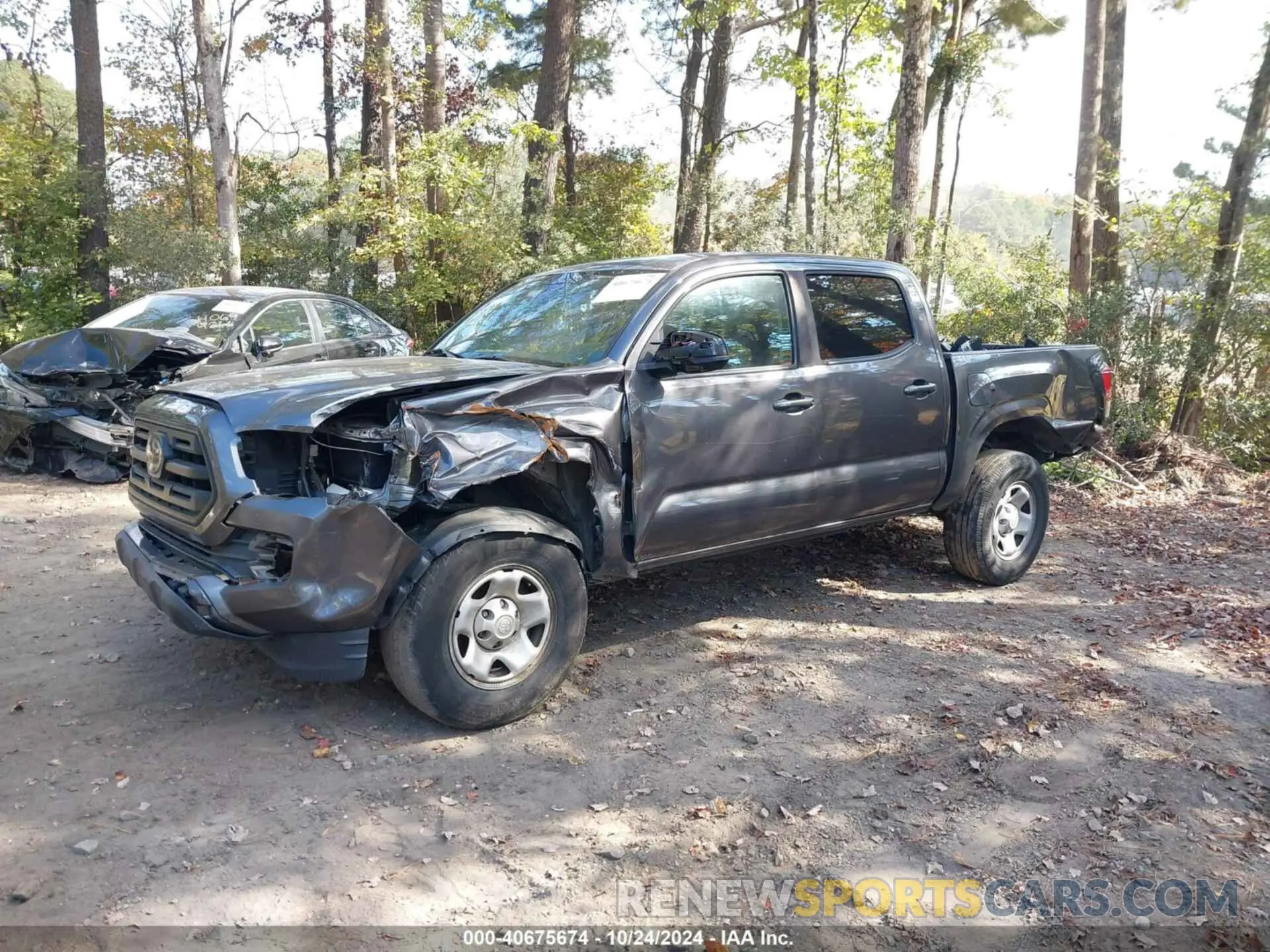 2 Photograph of a damaged car 5TFAX5GN8KX147529 TOYOTA TACOMA 2019