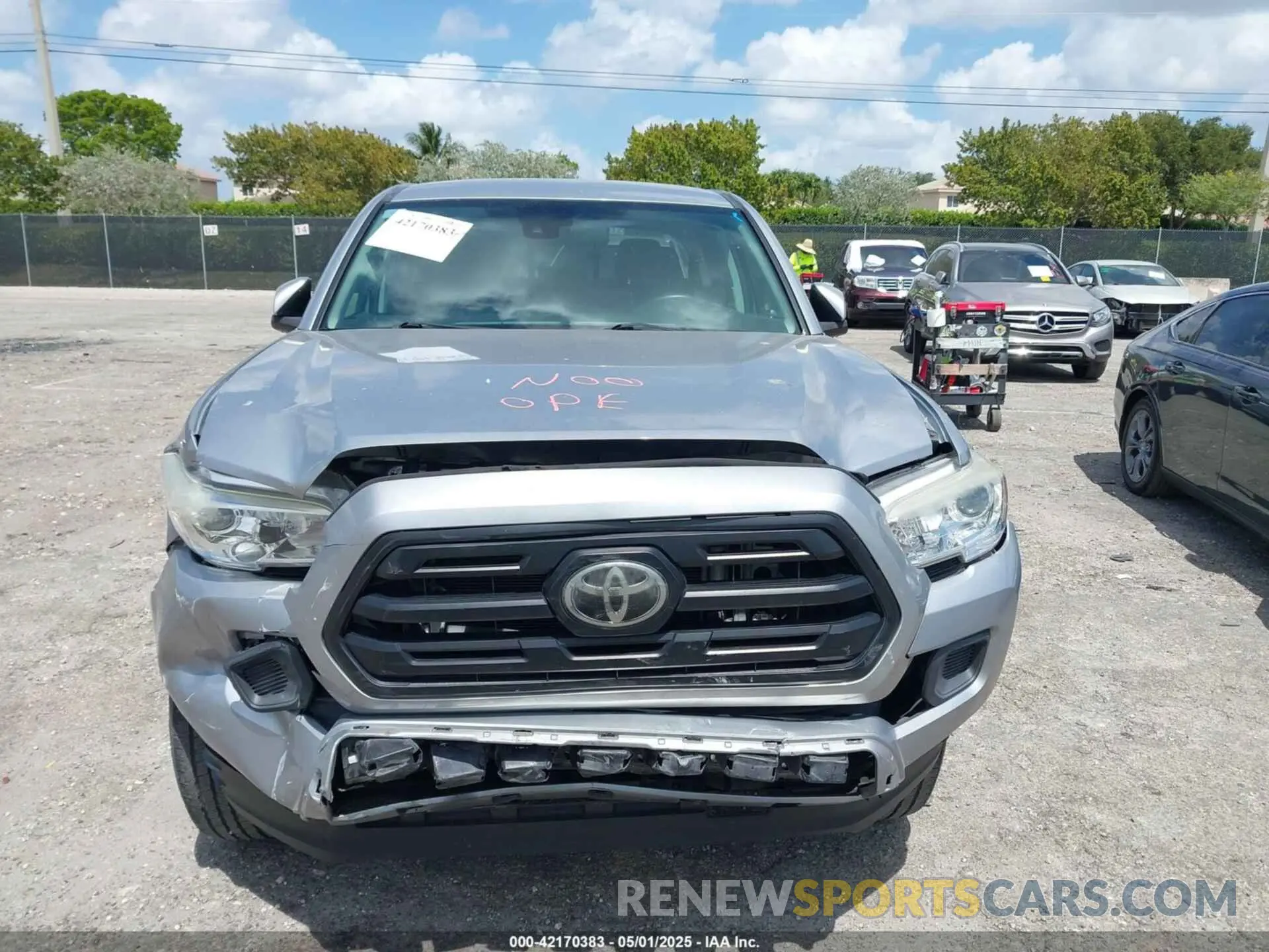 6 Photograph of a damaged car 5TFAX5GN8KX148101 TOYOTA TACOMA 2019