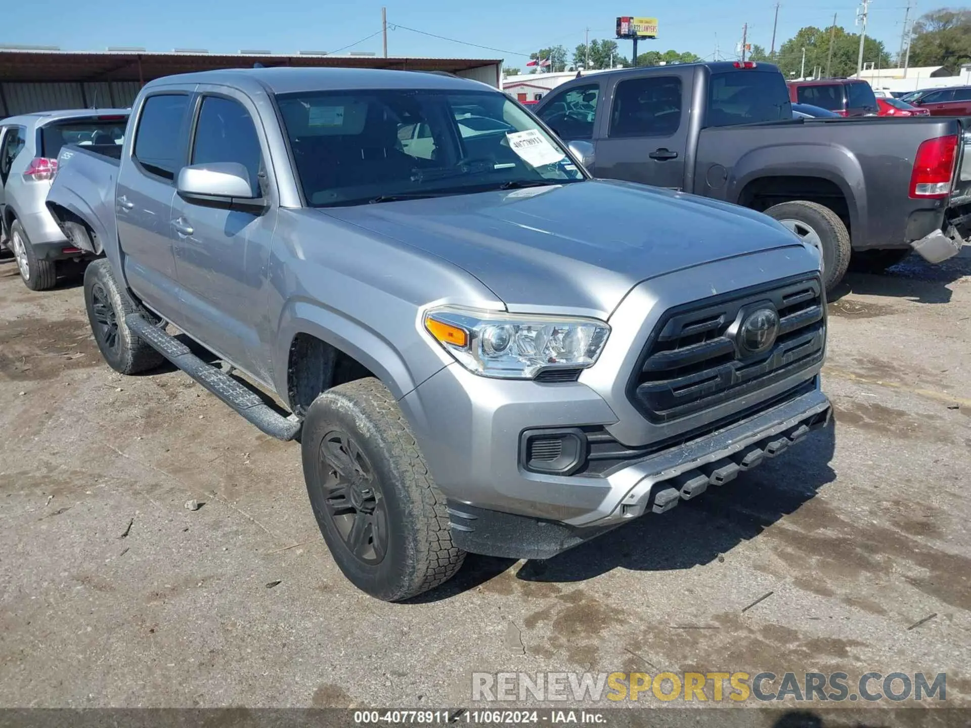 1 Photograph of a damaged car 5TFAX5GN8KX162550 TOYOTA TACOMA 2019