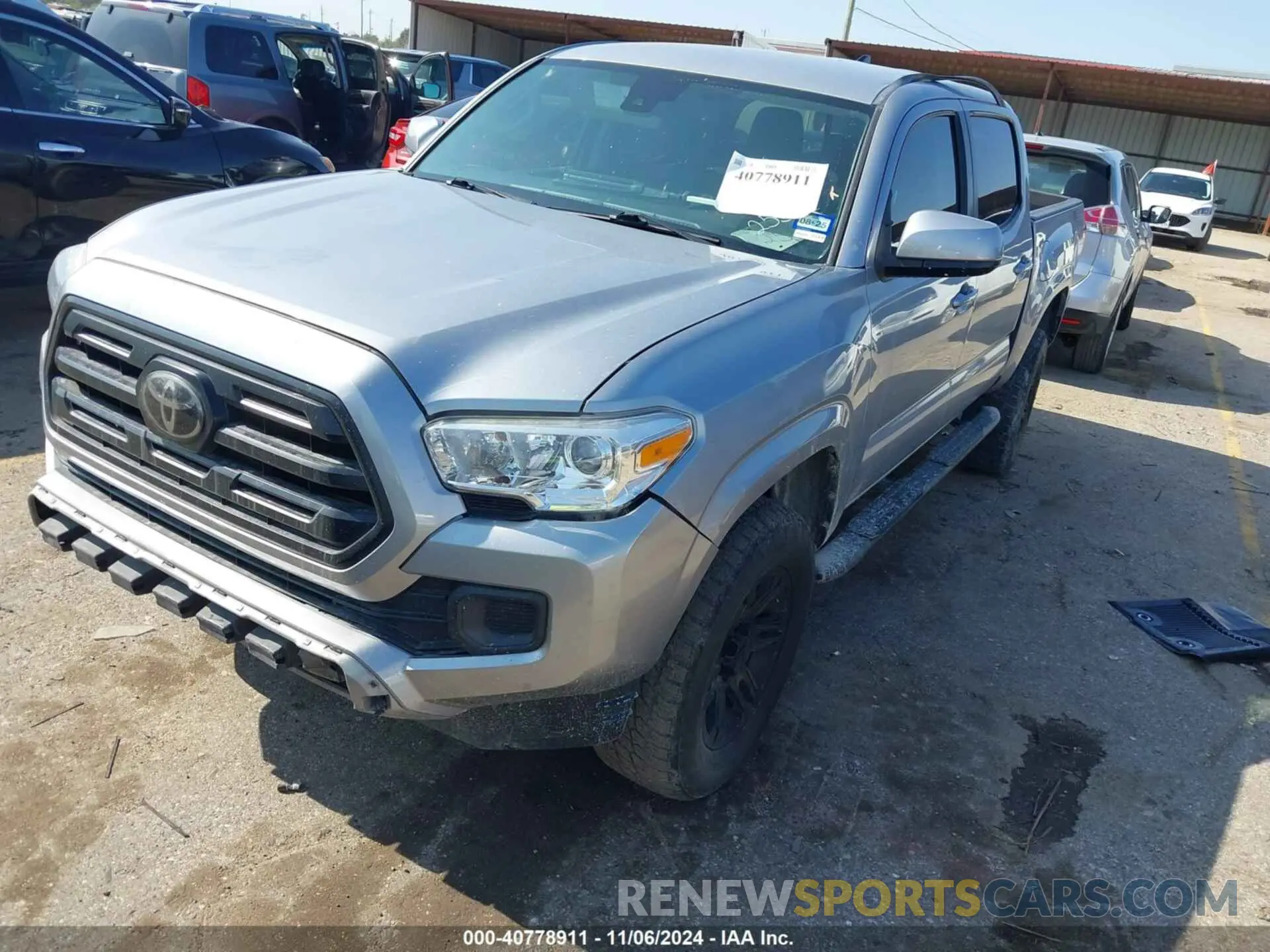 2 Photograph of a damaged car 5TFAX5GN8KX162550 TOYOTA TACOMA 2019
