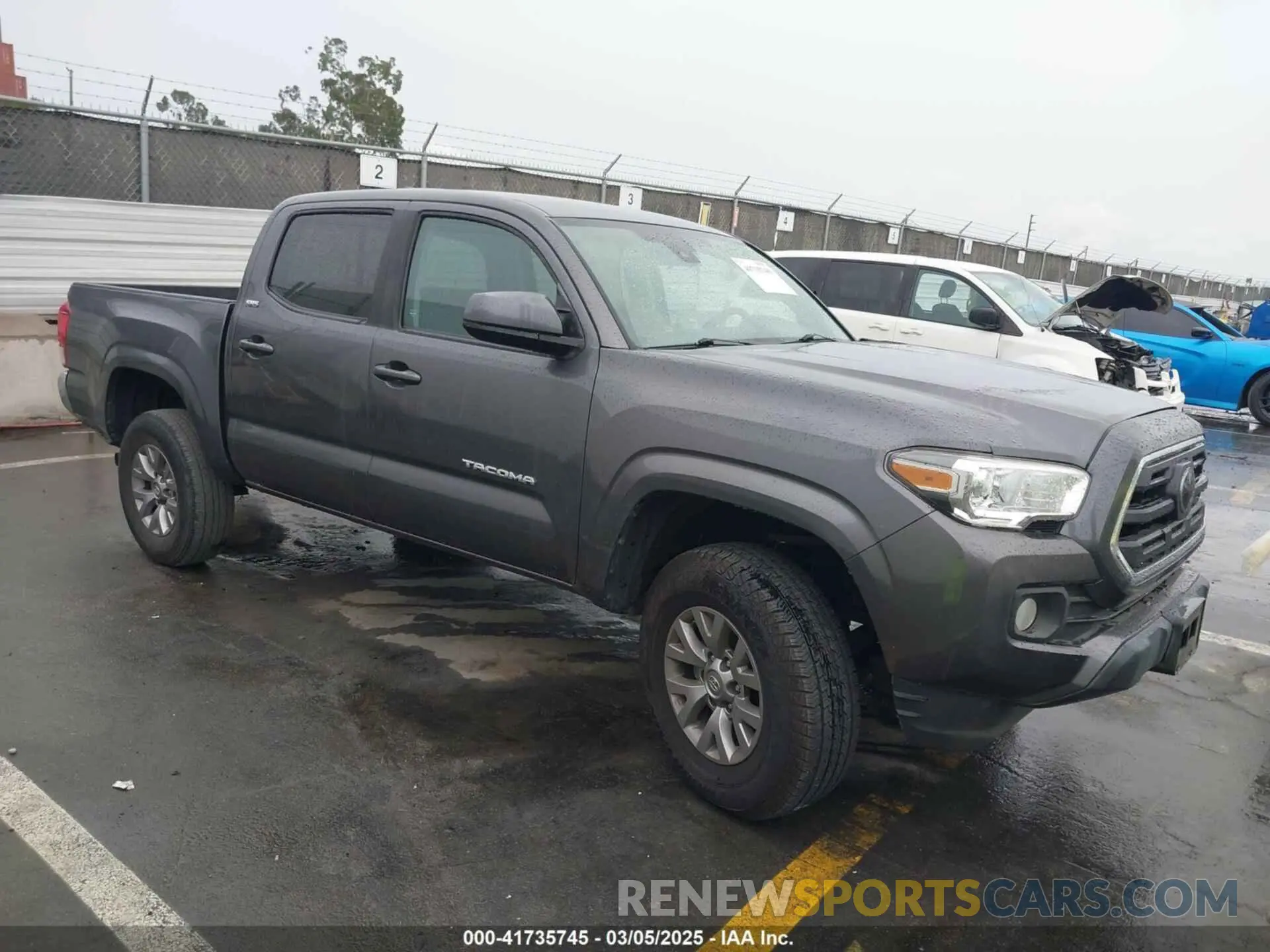 1 Photograph of a damaged car 5TFAX5GN8KX162919 TOYOTA TACOMA 2019