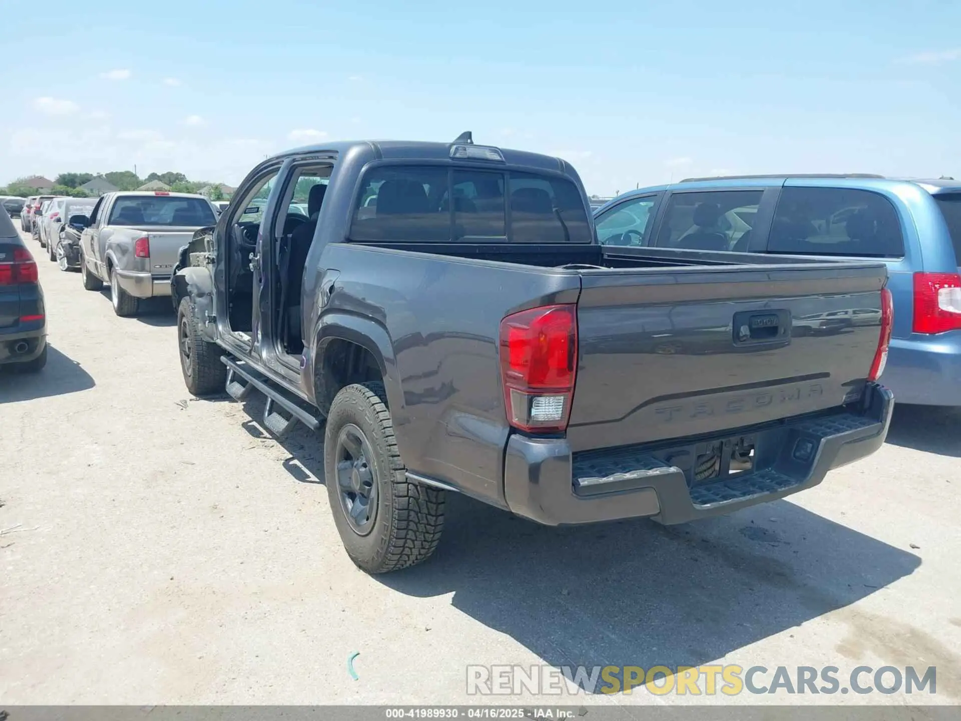 3 Photograph of a damaged car 5TFAX5GN9KX139813 TOYOTA TACOMA 2019