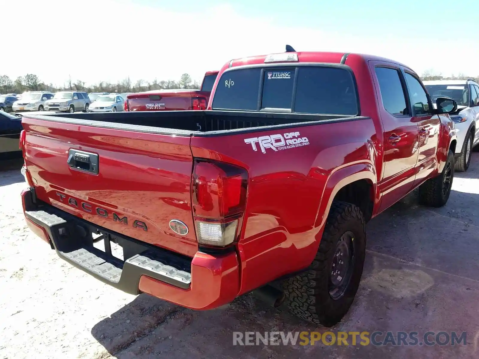 4 Photograph of a damaged car 5TFAX5GN9KX141321 TOYOTA TACOMA 2019