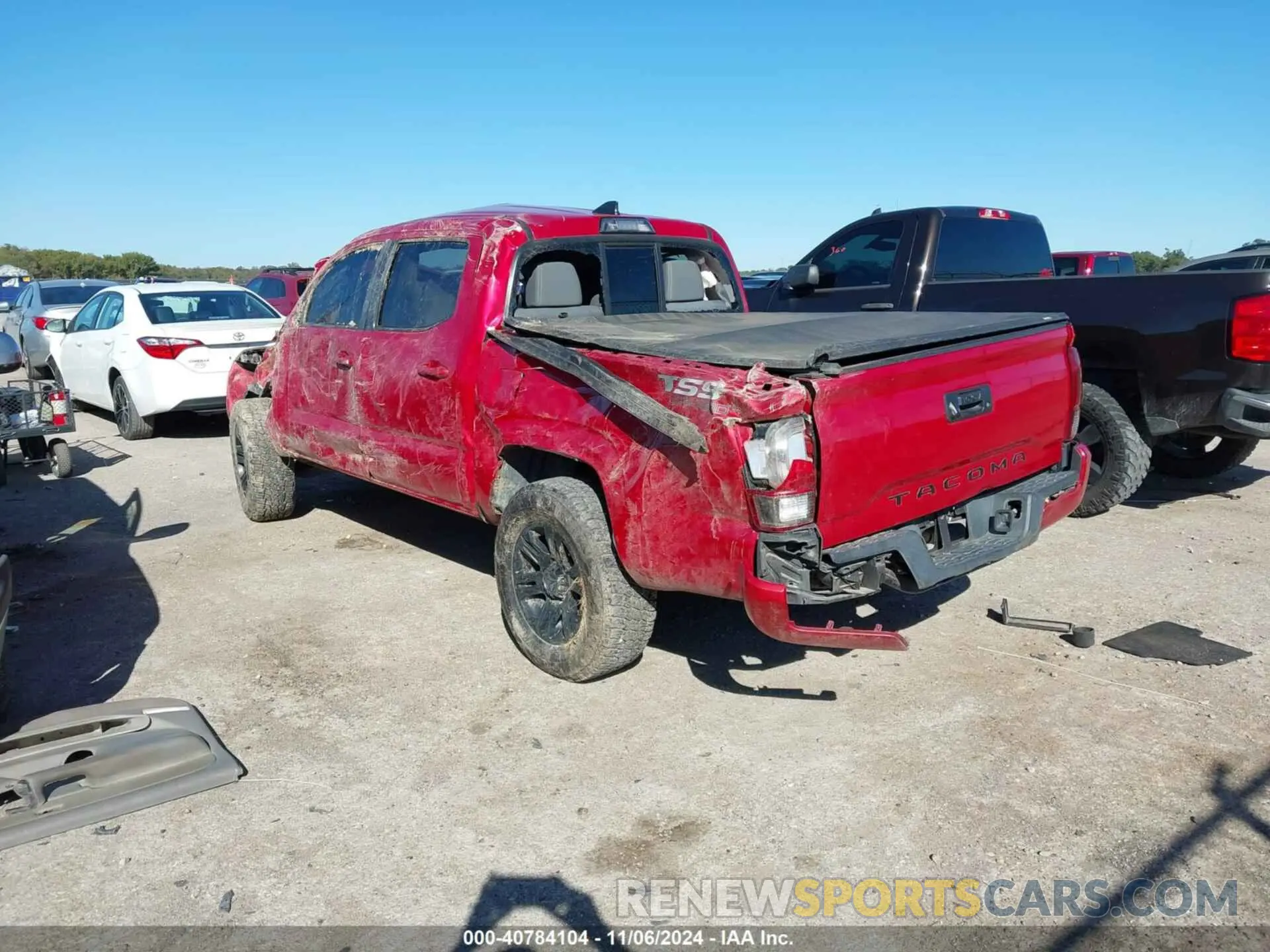 3 Photograph of a damaged car 5TFAX5GN9KX147748 TOYOTA TACOMA 2019