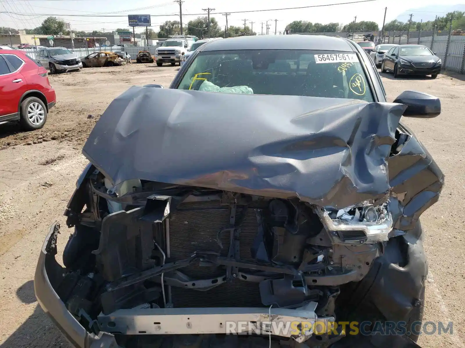 7 Photograph of a damaged car 5TFAX5GN9KX149676 TOYOTA TACOMA 2019