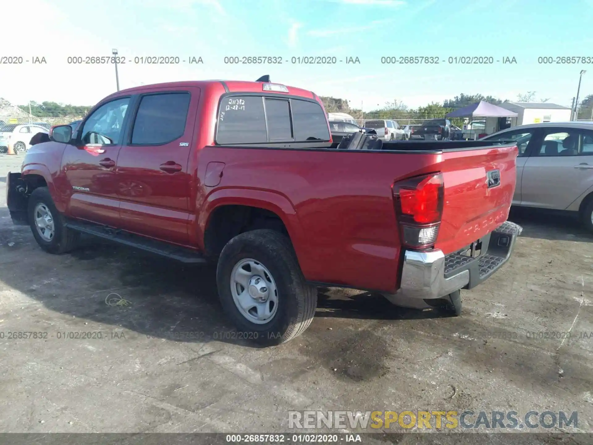 3 Photograph of a damaged car 5TFAX5GN9KX150231 TOYOTA TACOMA 2019