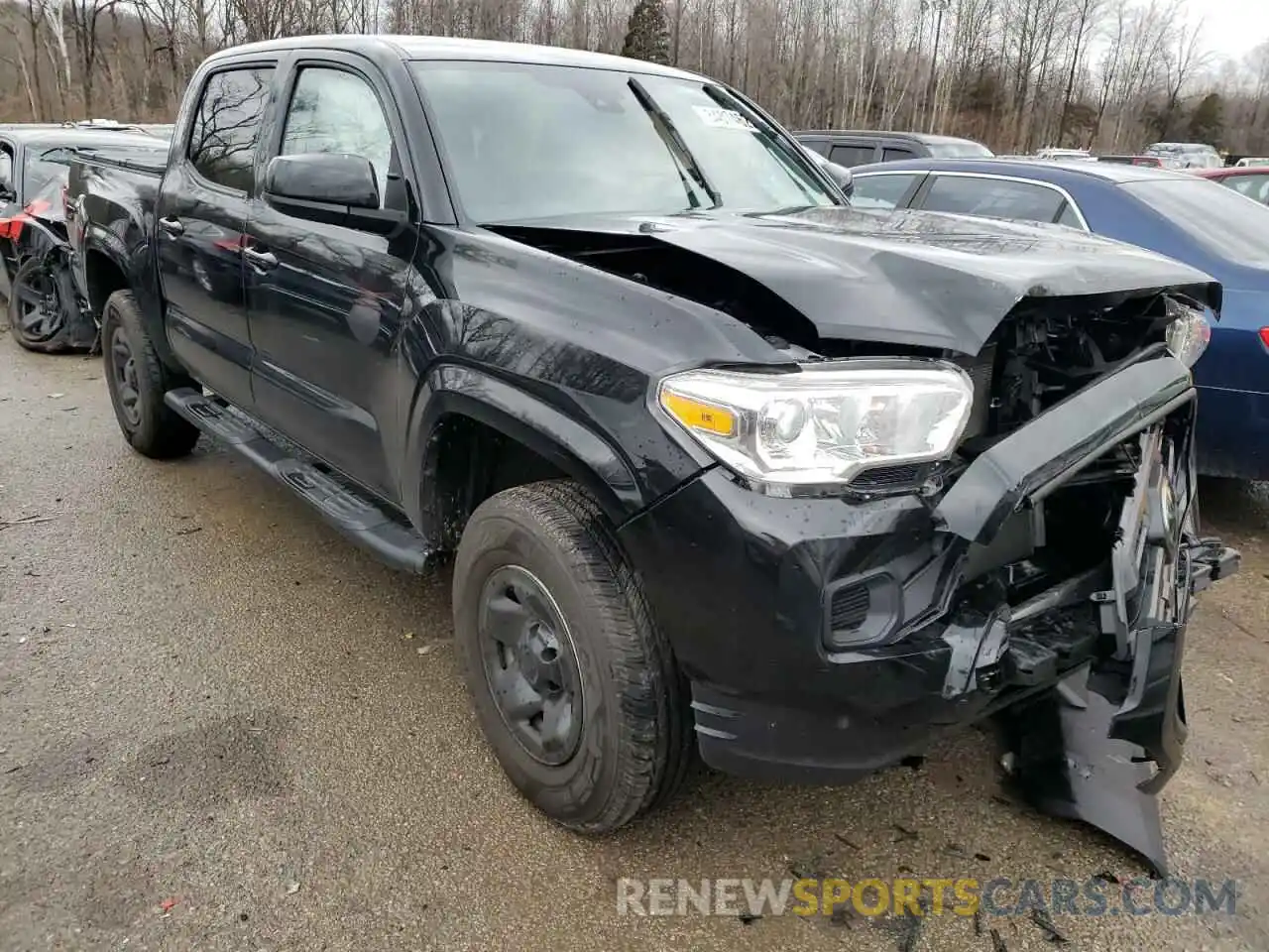 1 Photograph of a damaged car 5TFAX5GN9KX151900 TOYOTA TACOMA 2019