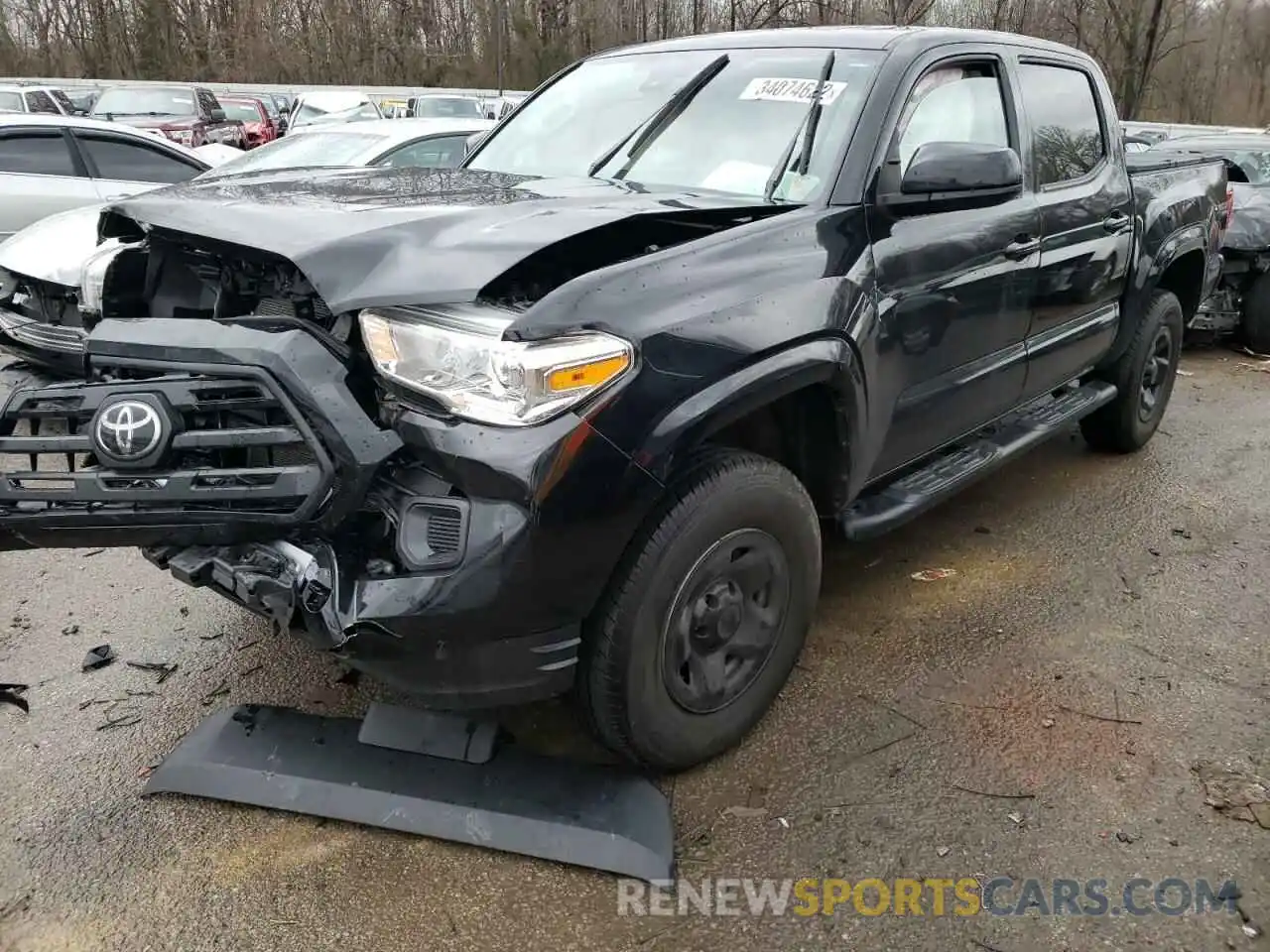 2 Photograph of a damaged car 5TFAX5GN9KX151900 TOYOTA TACOMA 2019