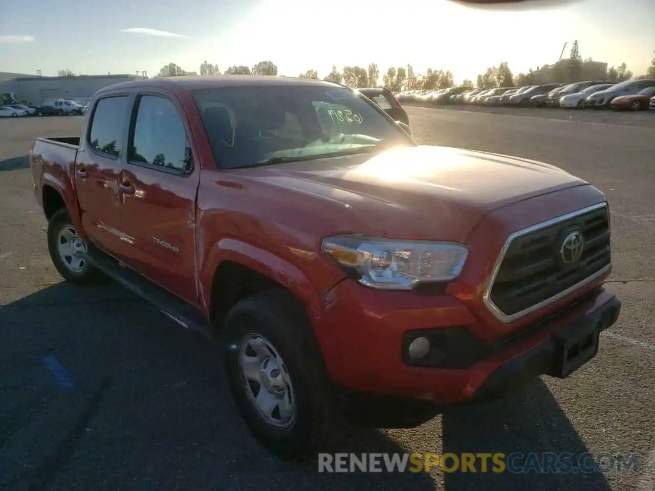 1 Photograph of a damaged car 5TFAX5GN9KX154229 TOYOTA TACOMA 2019