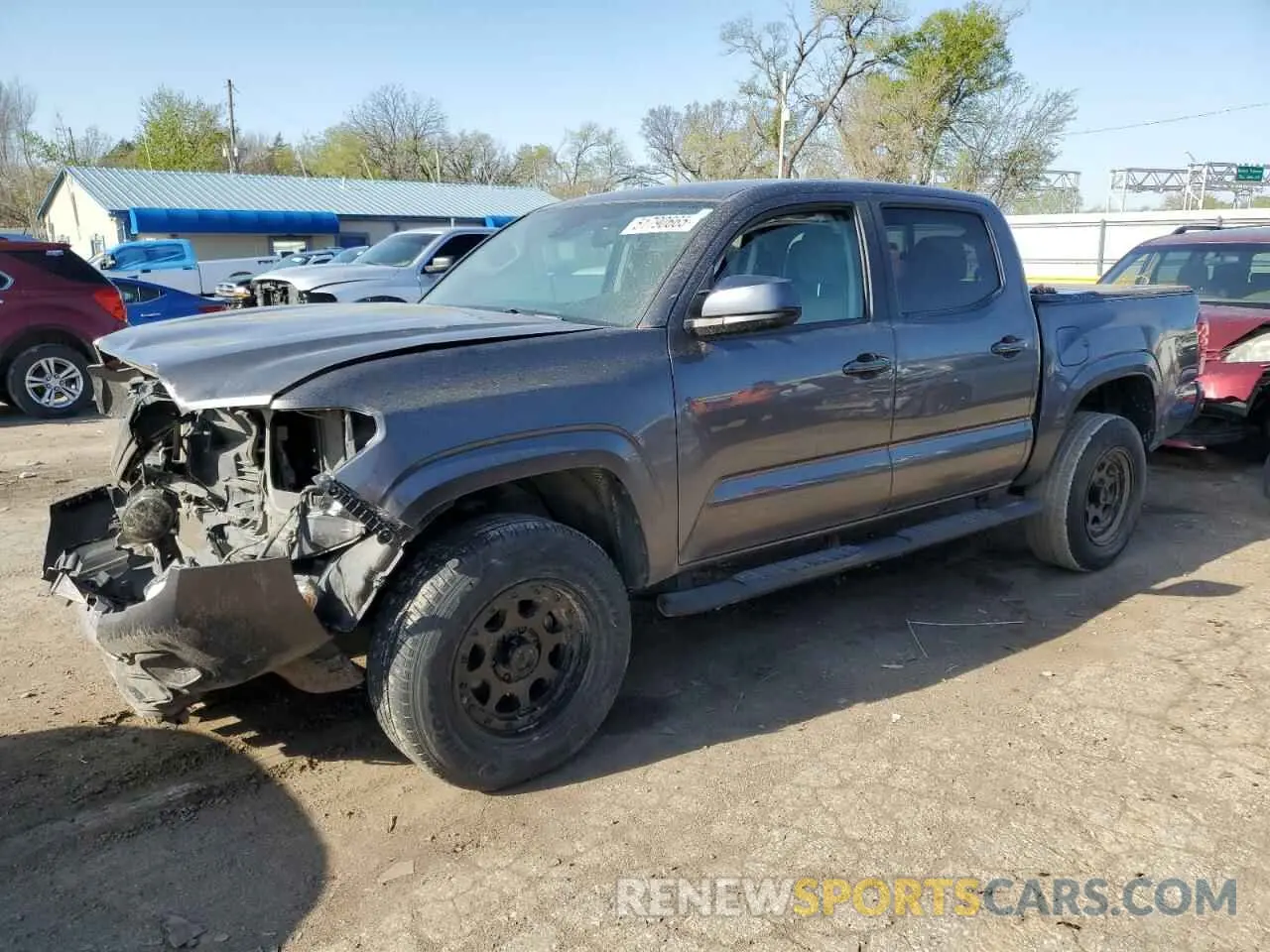 1 Photograph of a damaged car 5TFAX5GNXKX133003 TOYOTA TACOMA 2019