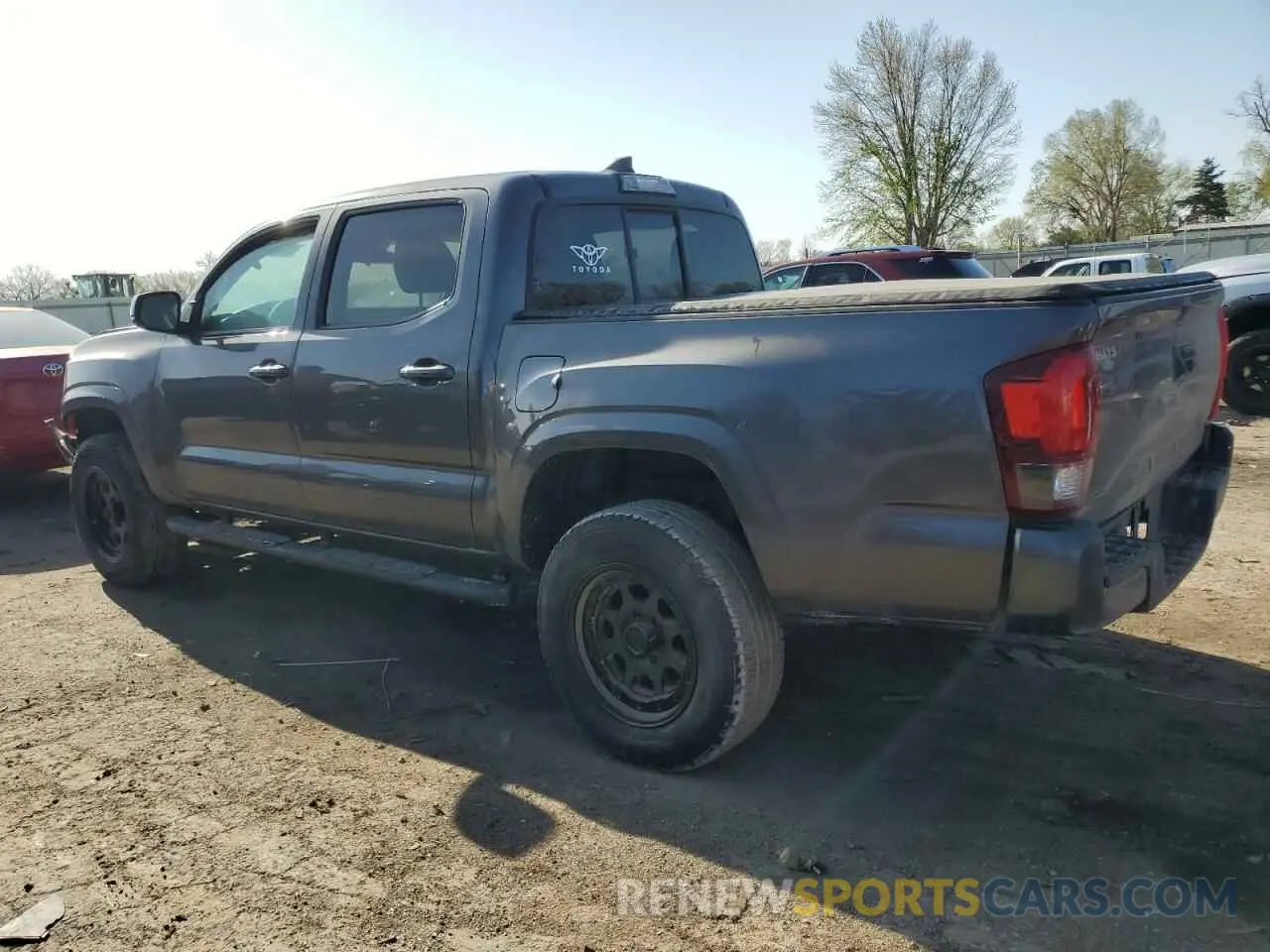 2 Photograph of a damaged car 5TFAX5GNXKX133003 TOYOTA TACOMA 2019