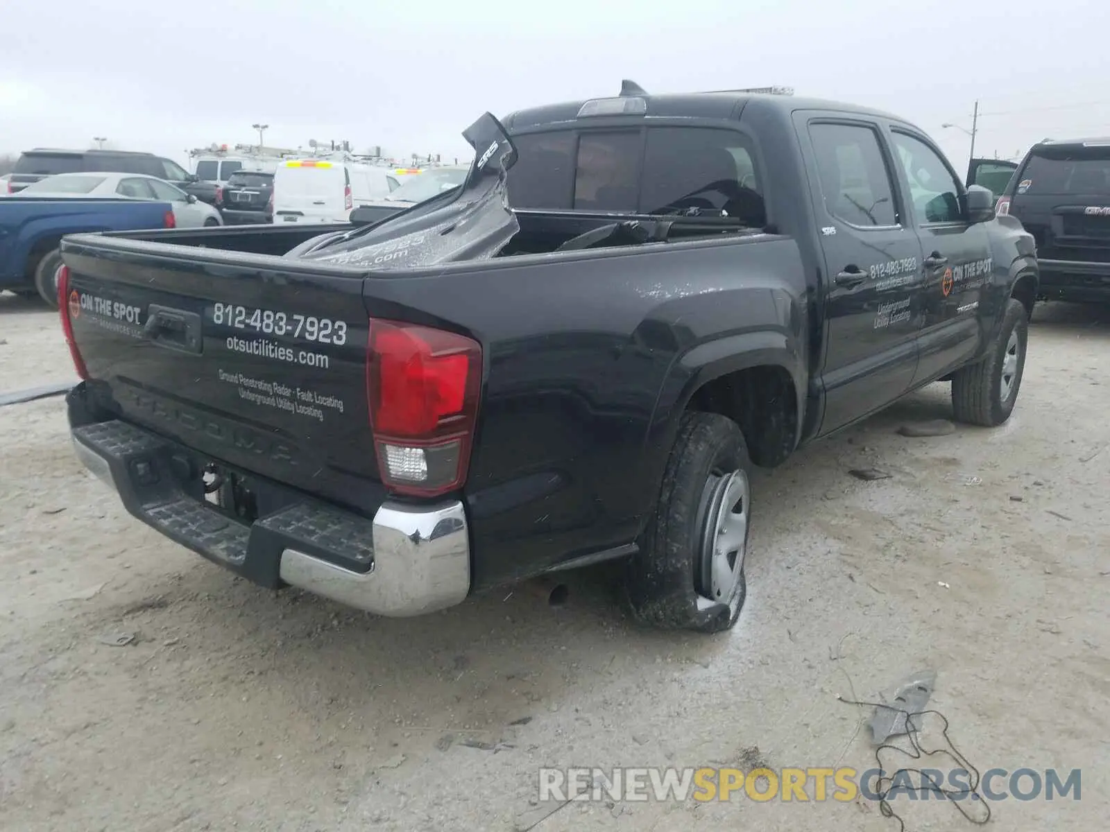 4 Photograph of a damaged car 5TFAX5GNXKX153901 TOYOTA TACOMA 2019
