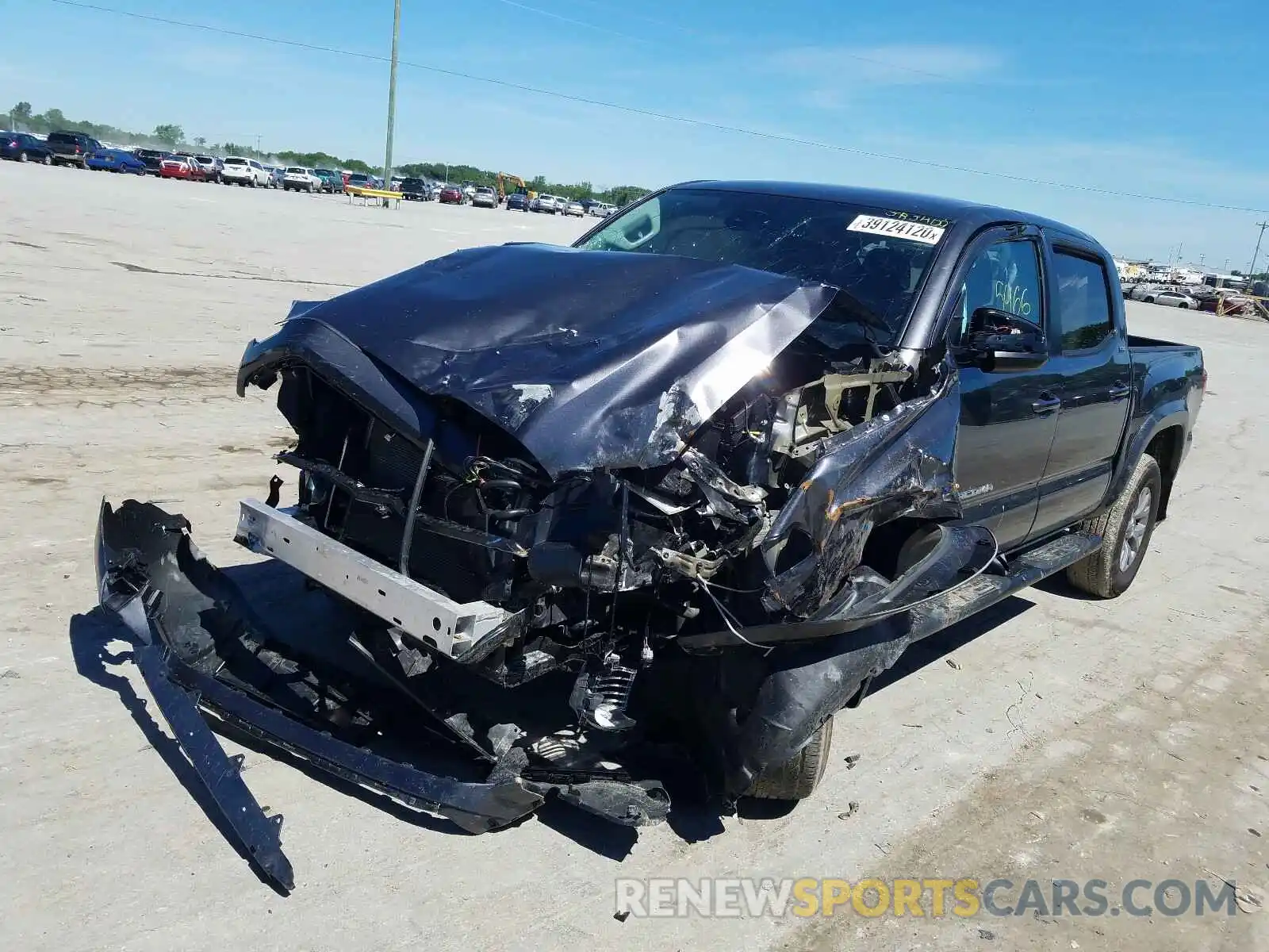 2 Photograph of a damaged car 5TFAZ5CN0KX085916 TOYOTA TACOMA 2019