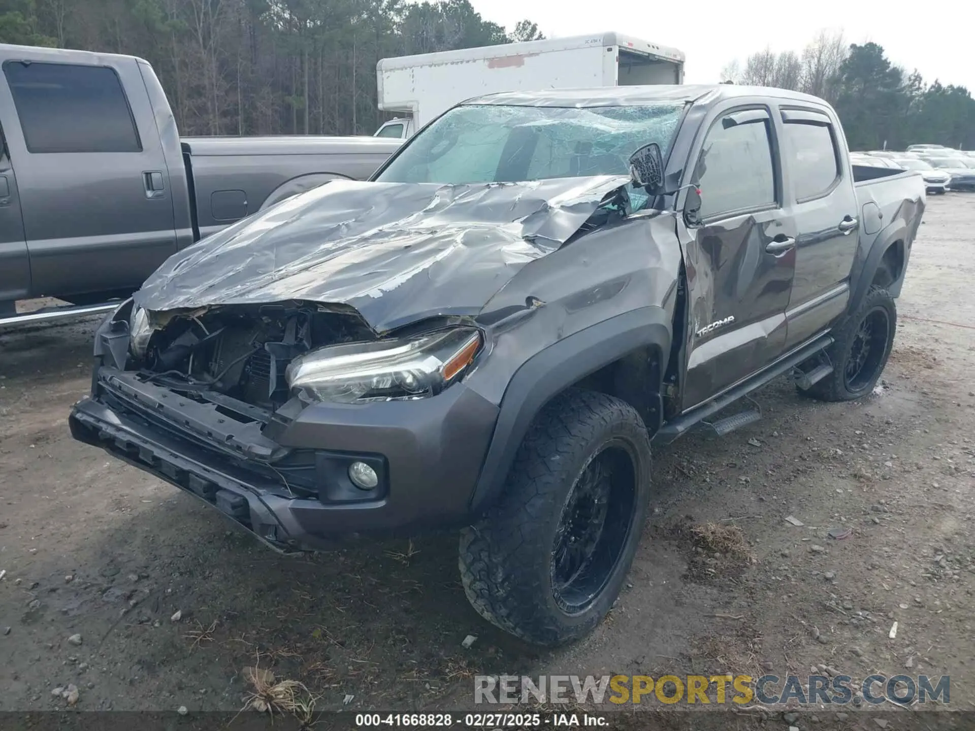 2 Photograph of a damaged car 5TFAZ5CN1KX076058 TOYOTA TACOMA 2019