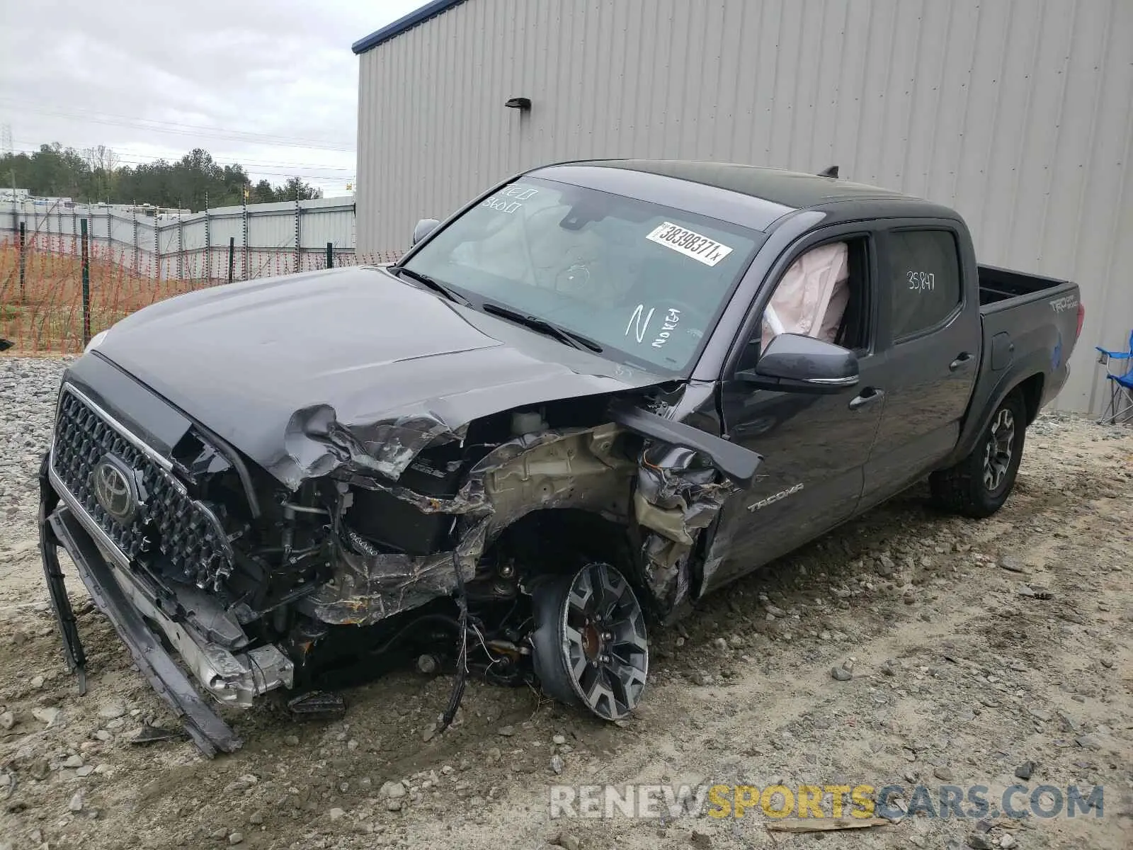2 Photograph of a damaged car 5TFAZ5CN2KX081754 TOYOTA TACOMA 2019