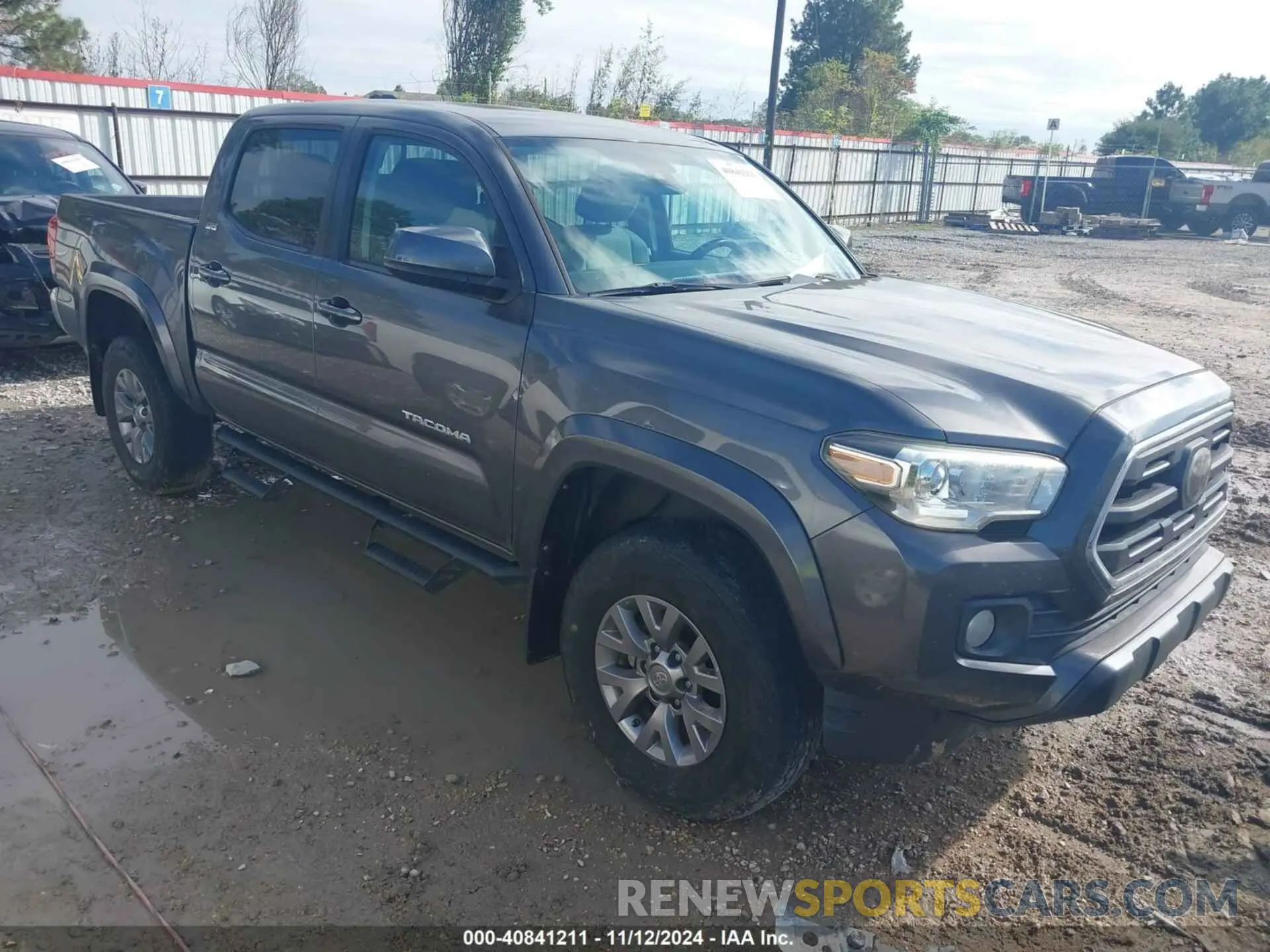 1 Photograph of a damaged car 5TFAZ5CN3KX078491 TOYOTA TACOMA 2019