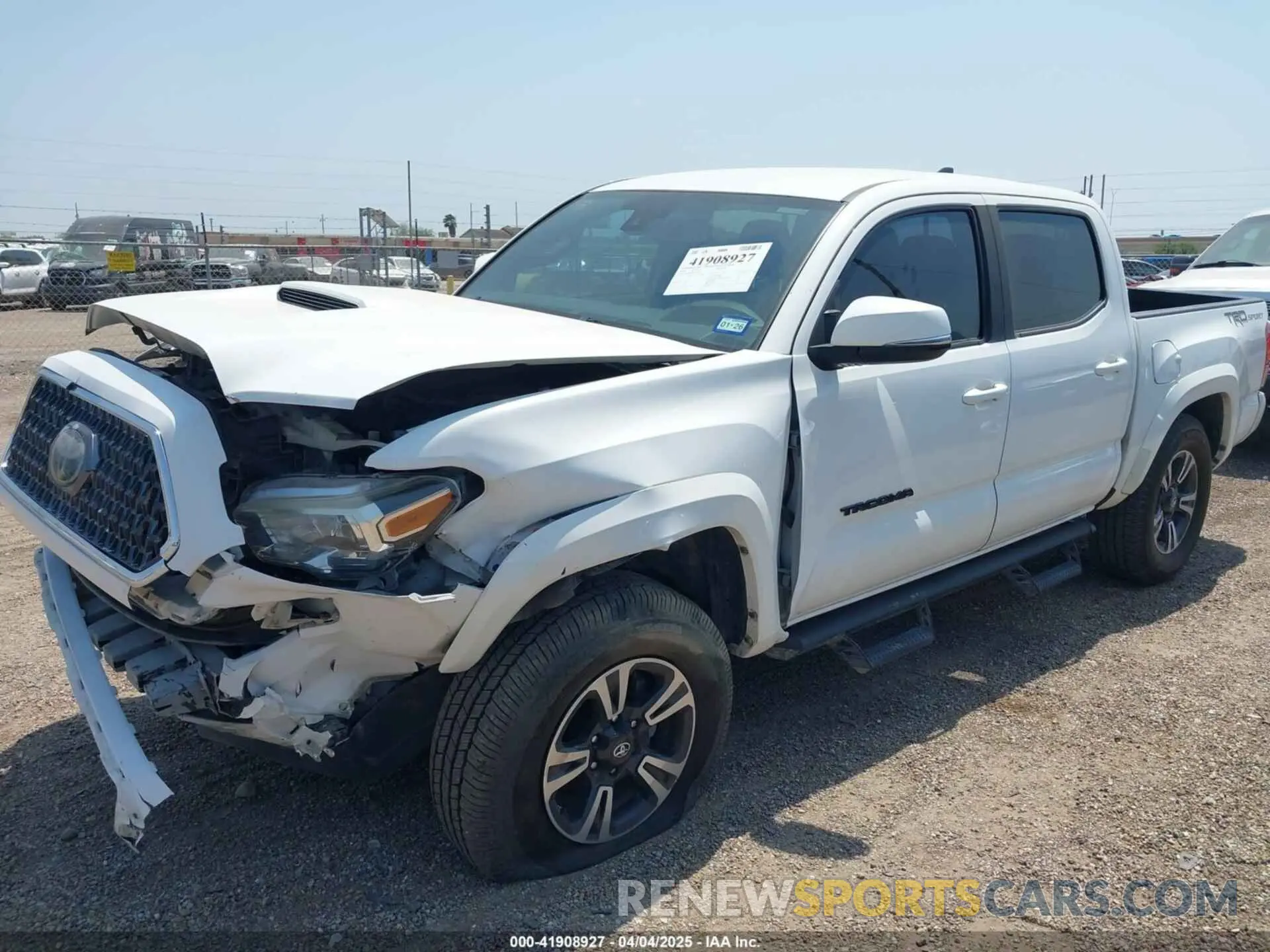 2 Photograph of a damaged car 5TFAZ5CN6KX076072 TOYOTA TACOMA 2019