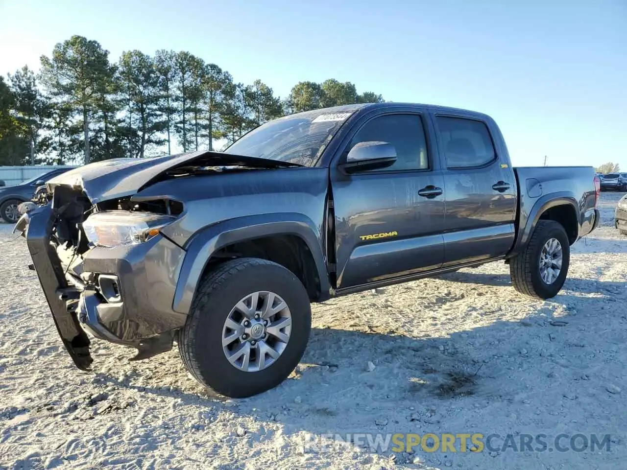 1 Photograph of a damaged car 5TFAZ5CN6KX077836 TOYOTA TACOMA 2019