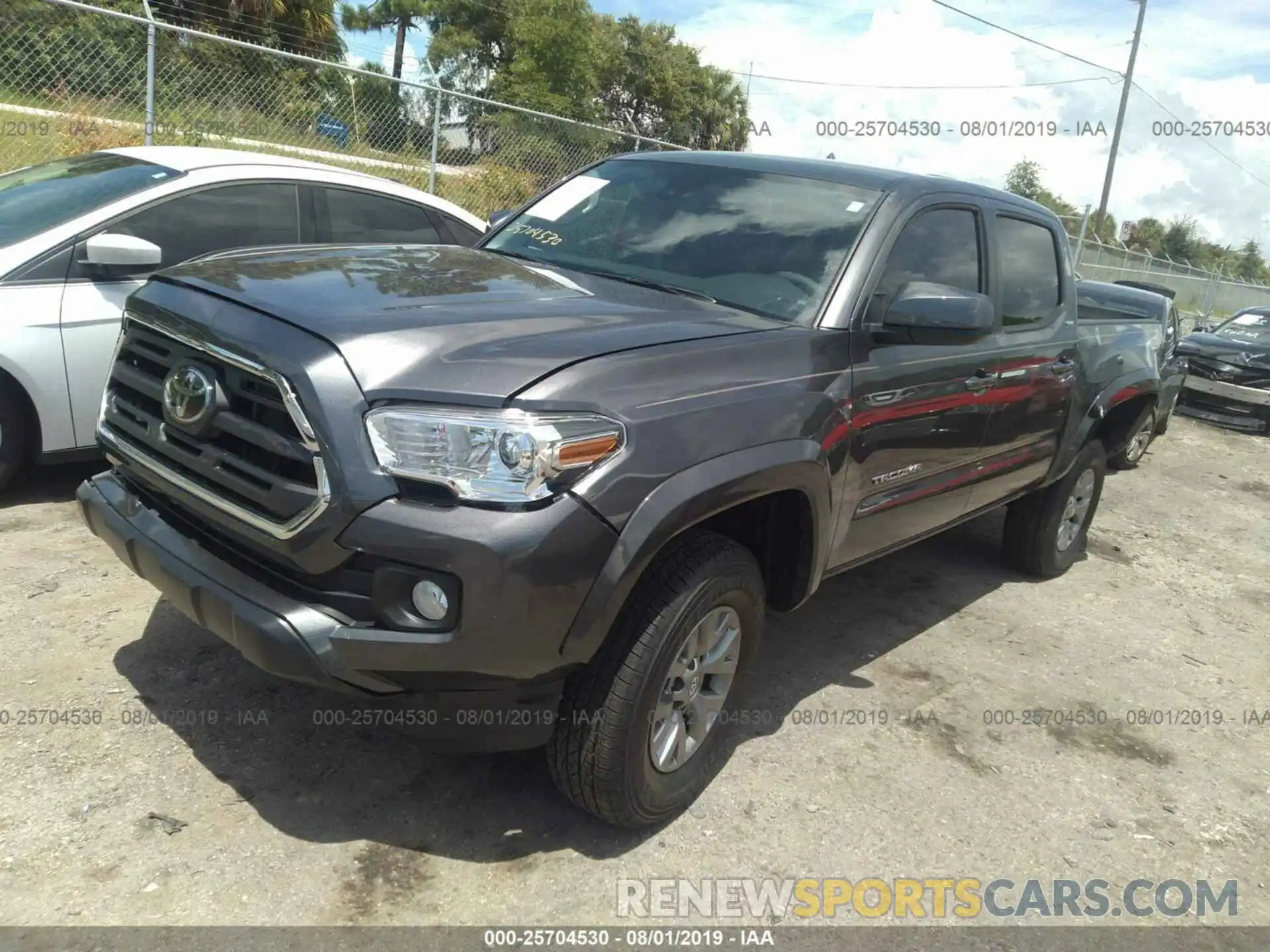 2 Photograph of a damaged car 5TFAZ5CN6KX078467 TOYOTA TACOMA 2019