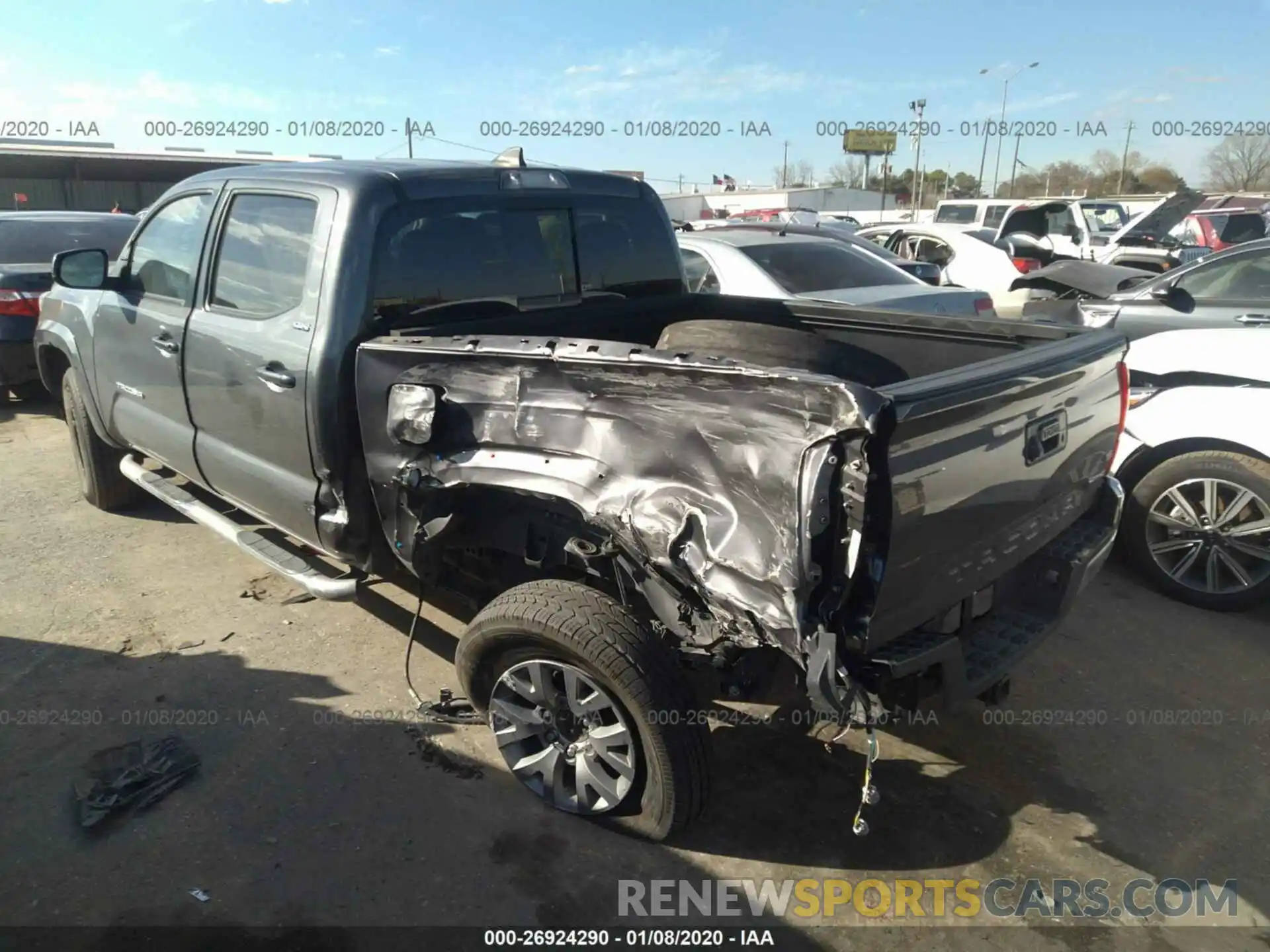 3 Photograph of a damaged car 5TFAZ5CN6KX079876 TOYOTA TACOMA 2019