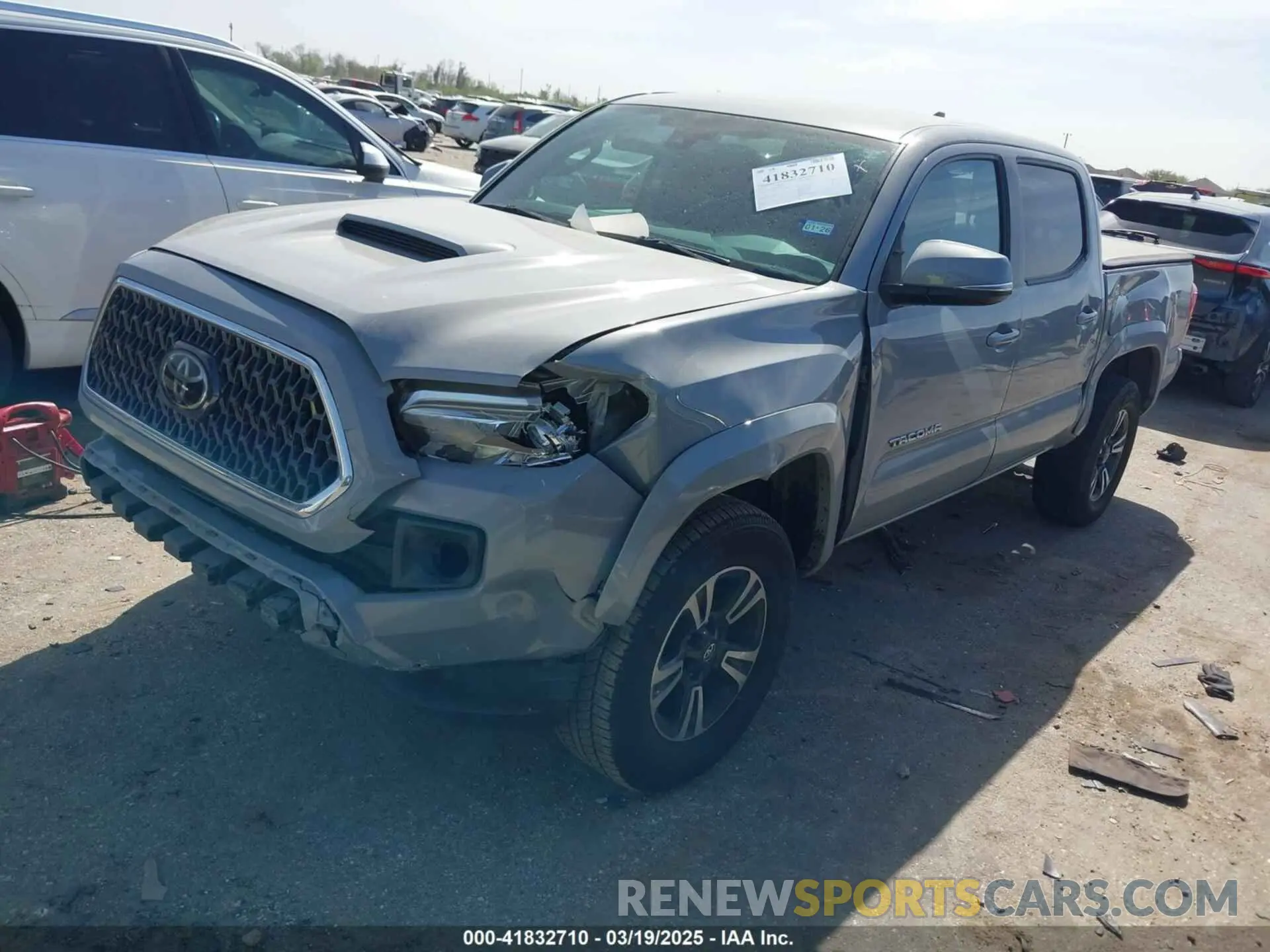 2 Photograph of a damaged car 5TFAZ5CN6KX082065 TOYOTA TACOMA 2019
