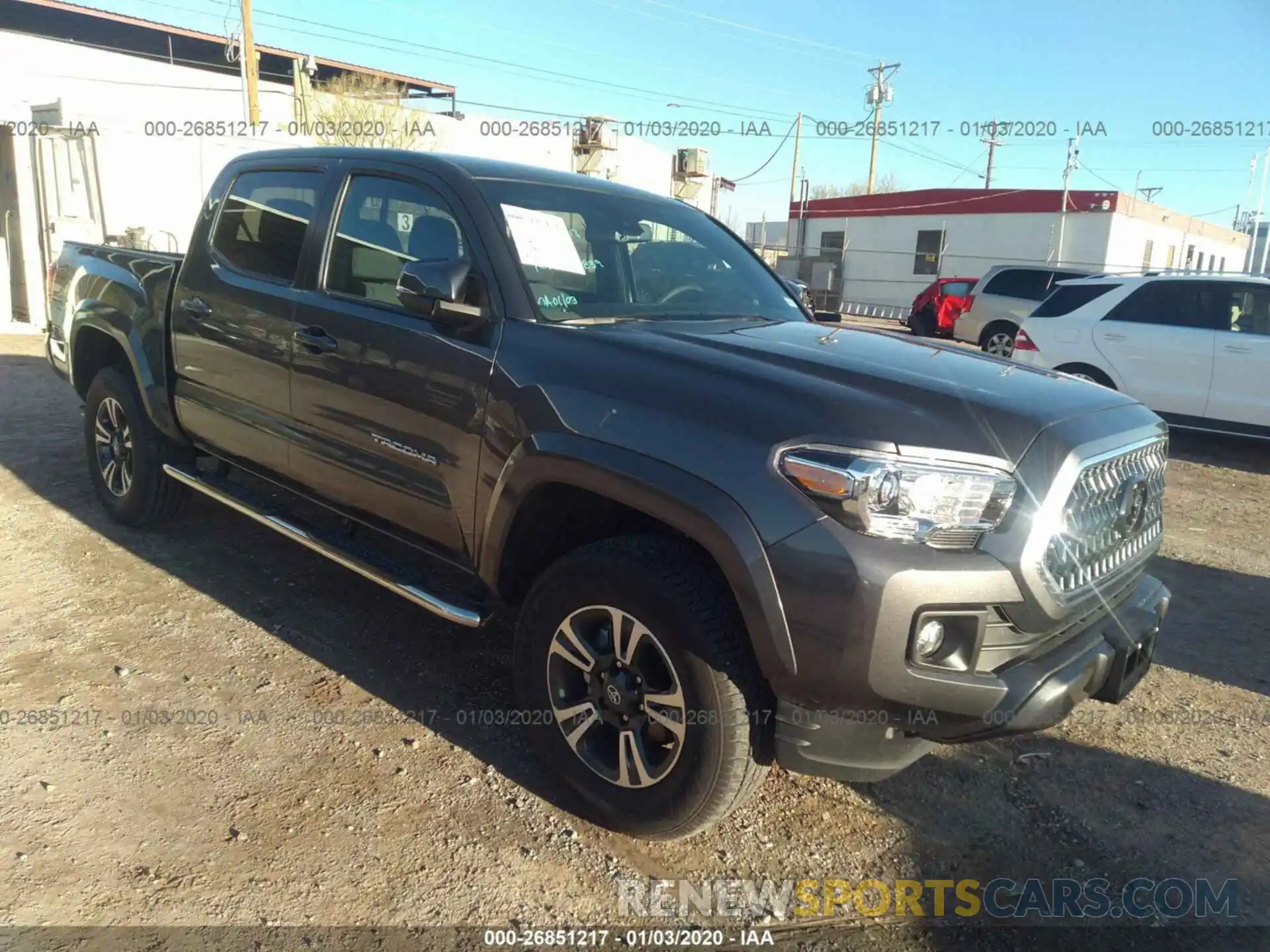 1 Photograph of a damaged car 5TFAZ5CN8KX085839 TOYOTA TACOMA 2019