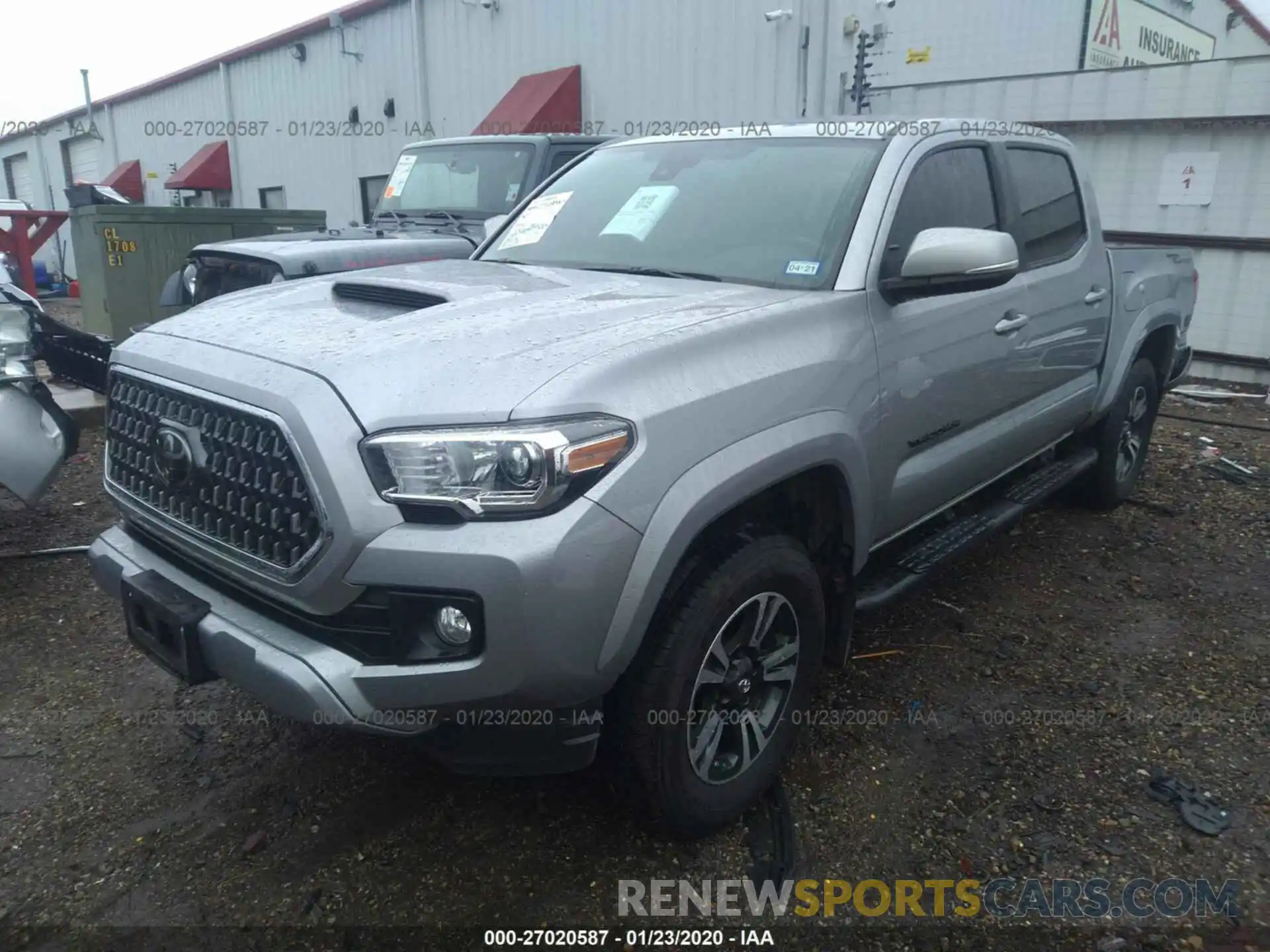 2 Photograph of a damaged car 5TFAZ5CN9KX076311 TOYOTA TACOMA 2019