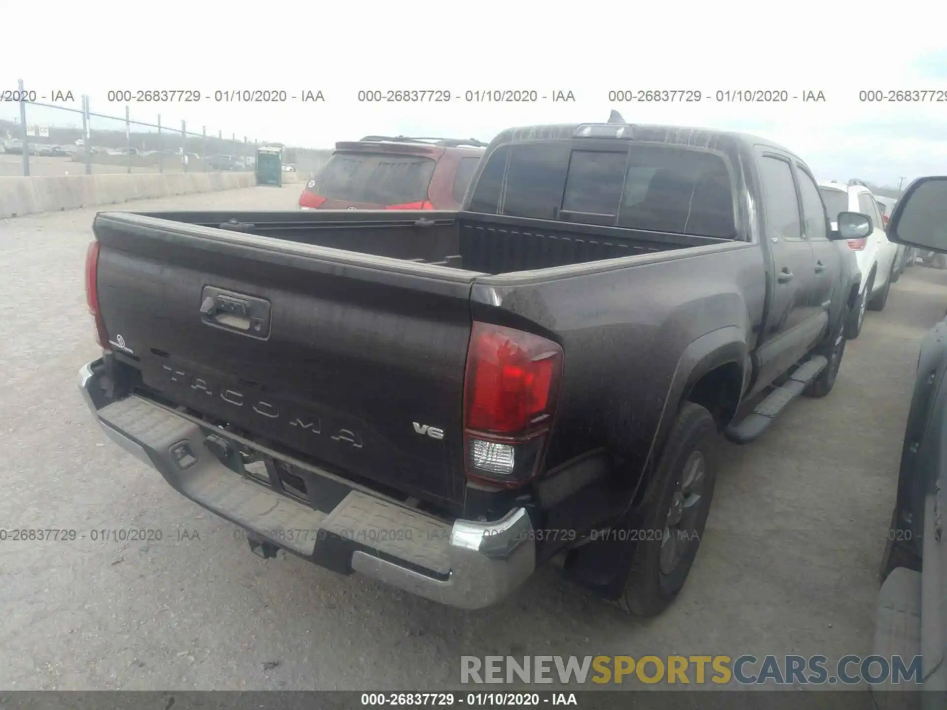 4 Photograph of a damaged car 5TFBZ5DN6KX004839 TOYOTA TACOMA 2019