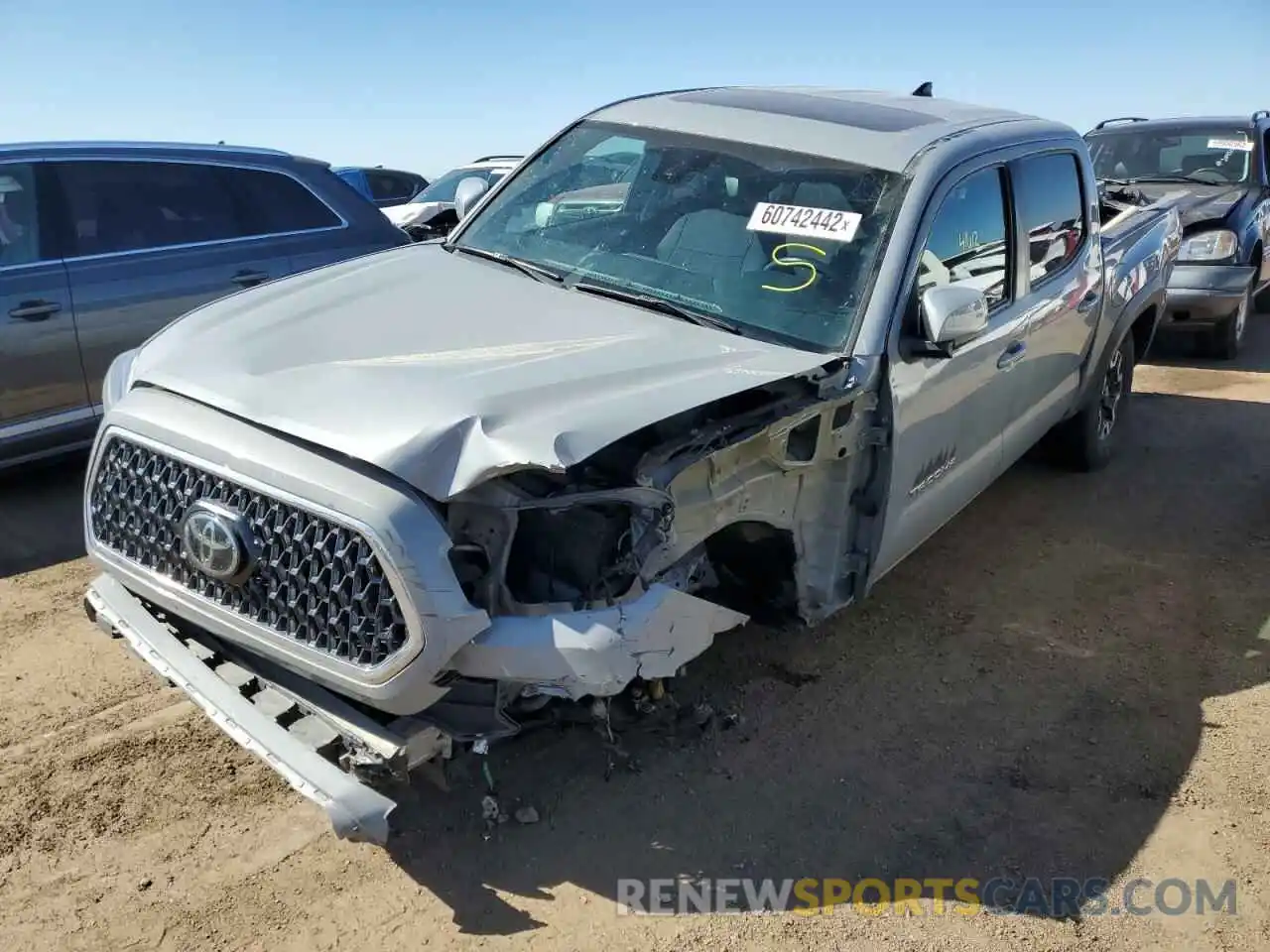 2 Photograph of a damaged car 5TFCZ5AN0KX188264 TOYOTA TACOMA 2019