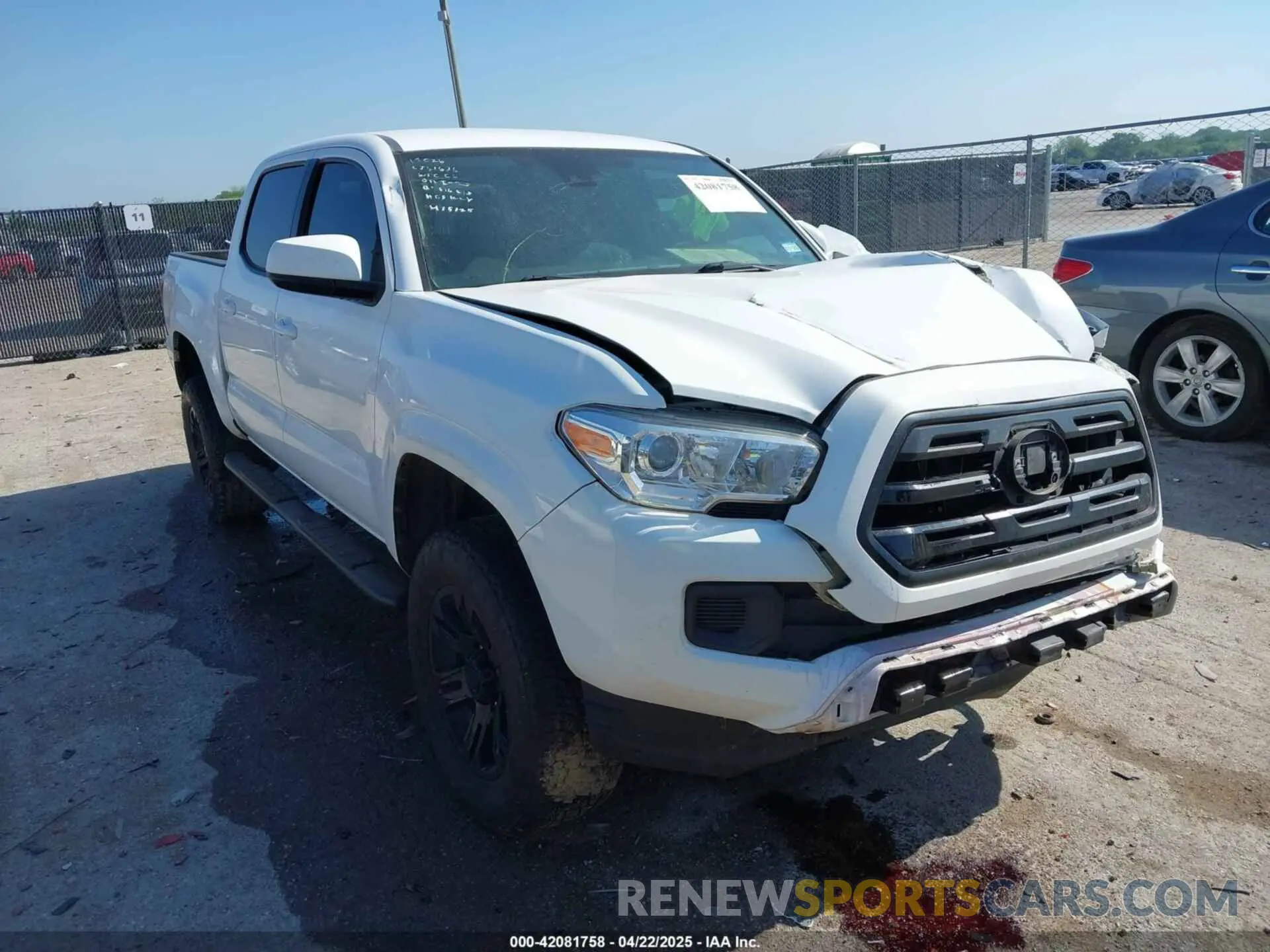 1 Photograph of a damaged car 5TFCZ5AN1KX170453 TOYOTA TACOMA 2019