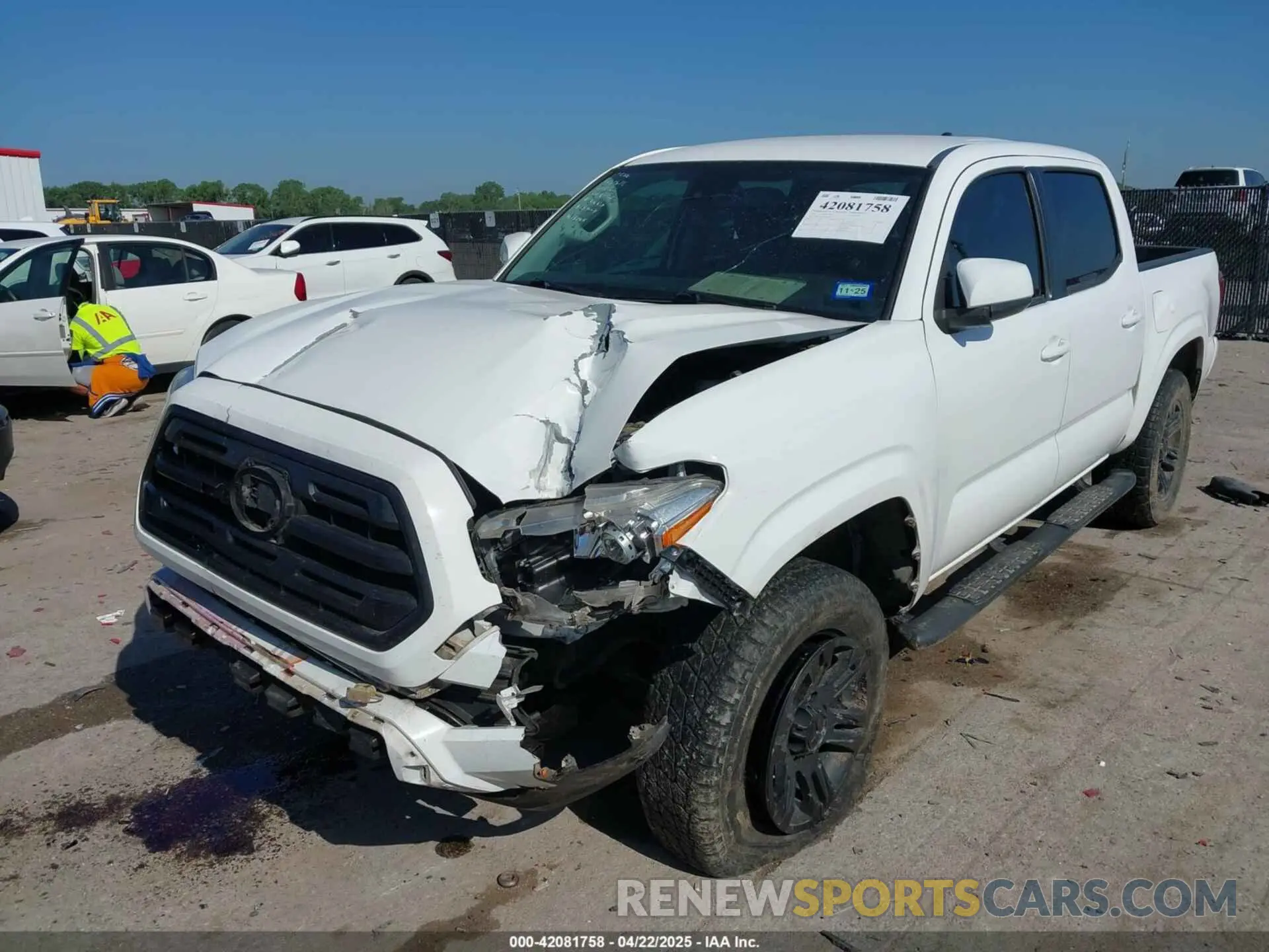2 Photograph of a damaged car 5TFCZ5AN1KX170453 TOYOTA TACOMA 2019