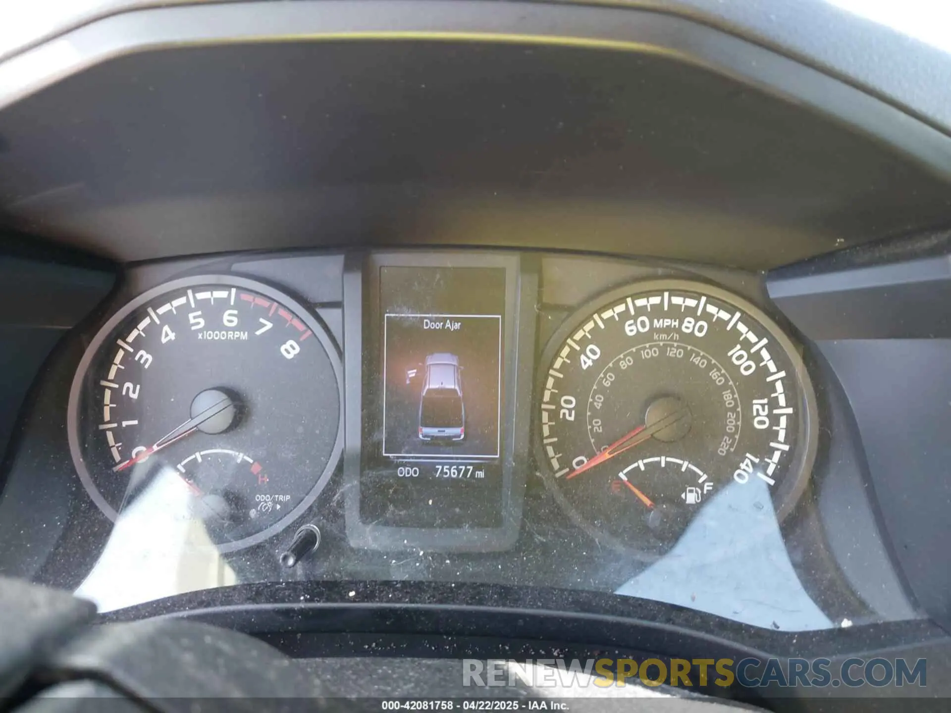 7 Photograph of a damaged car 5TFCZ5AN1KX170453 TOYOTA TACOMA 2019