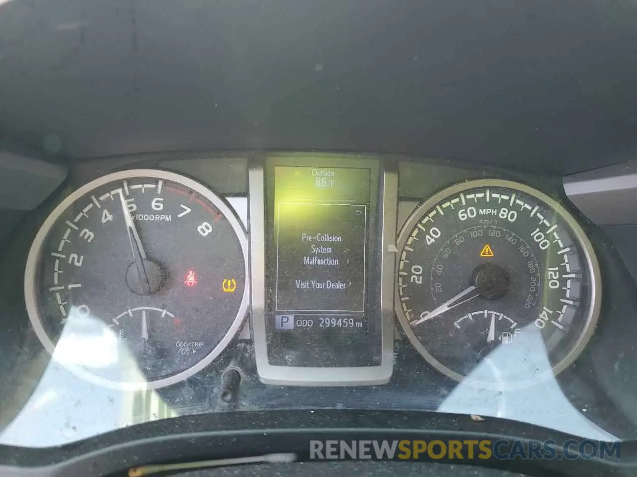 9 Photograph of a damaged car 5TFCZ5AN1KX174454 TOYOTA TACOMA 2019