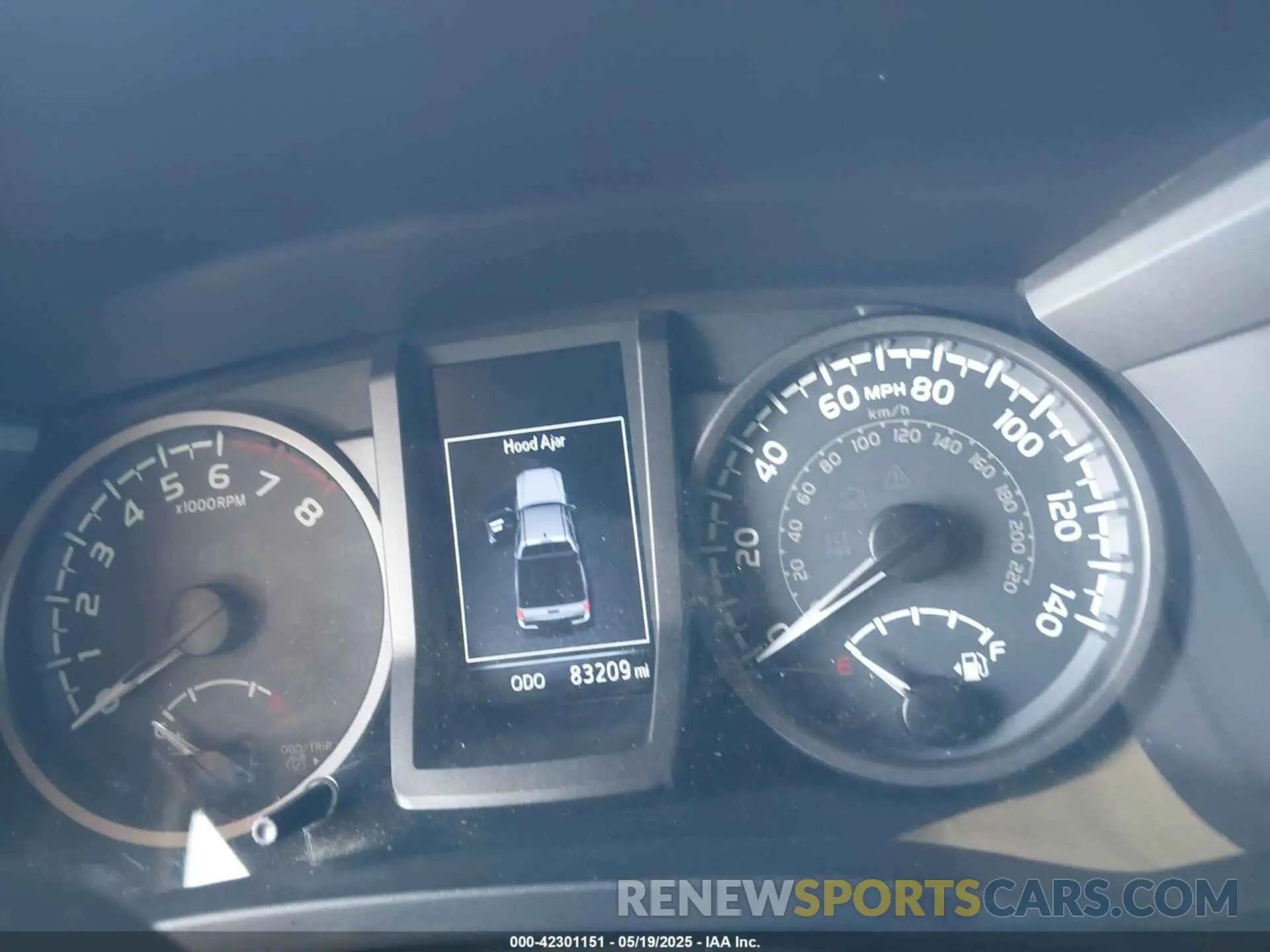 7 Photograph of a damaged car 5TFCZ5AN1KX190749 TOYOTA TACOMA 2019