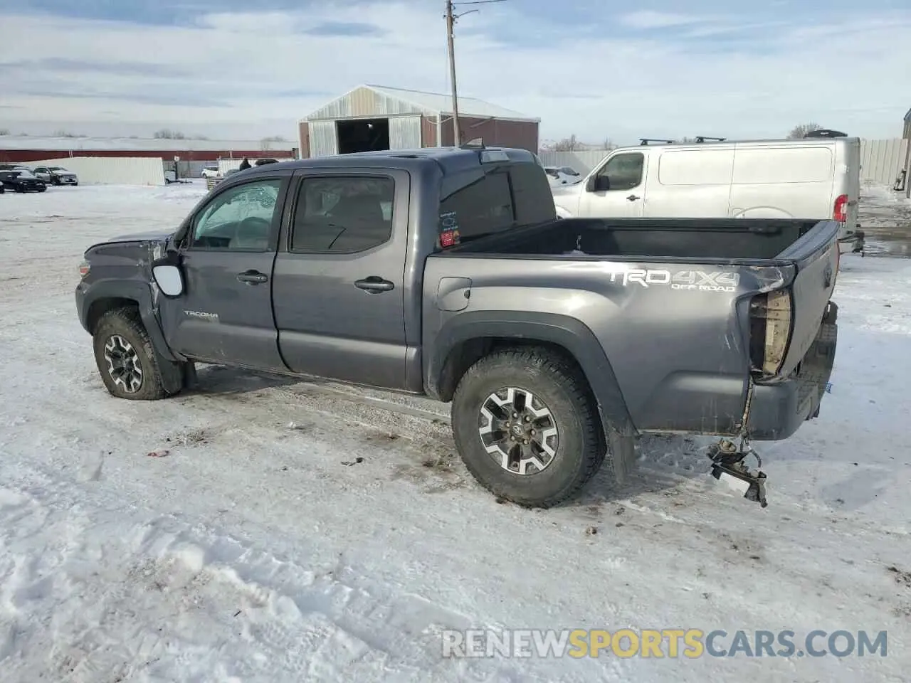 2 Photograph of a damaged car 5TFCZ5AN1KX193232 TOYOTA TACOMA 2019