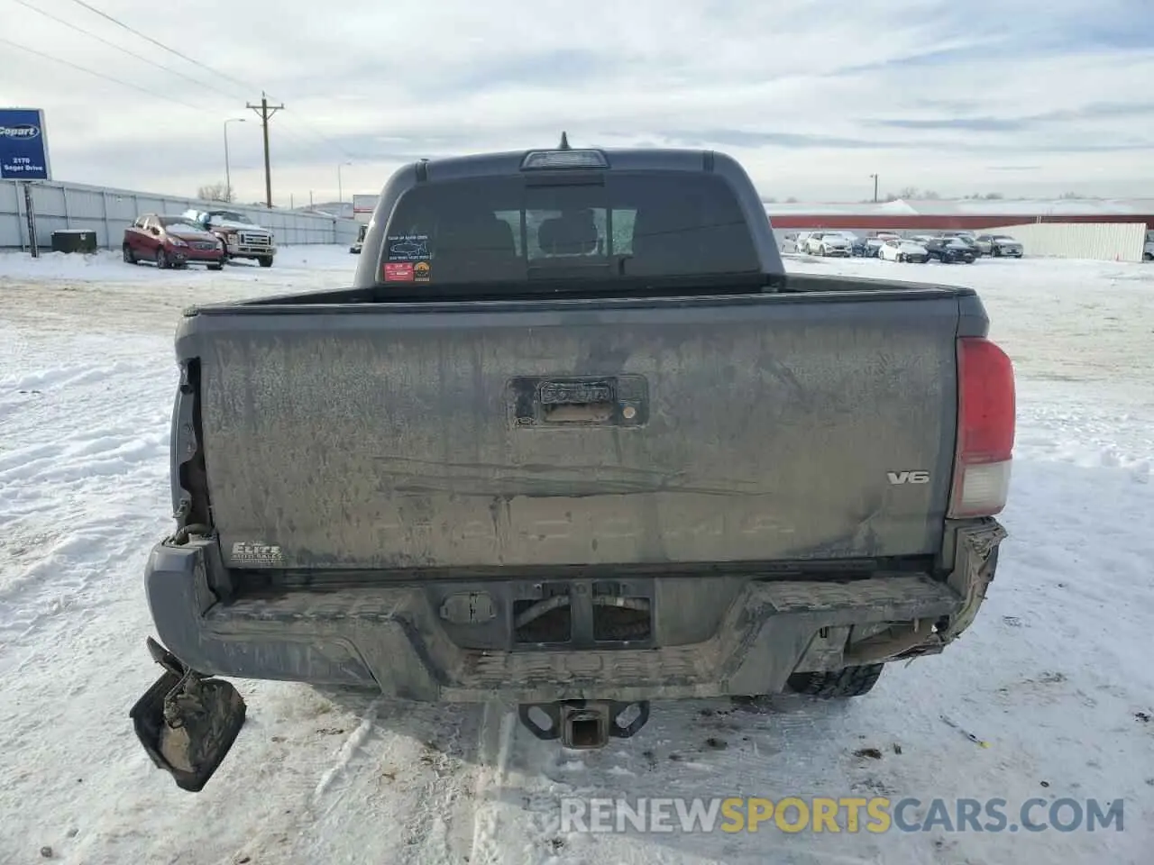 6 Photograph of a damaged car 5TFCZ5AN1KX193232 TOYOTA TACOMA 2019