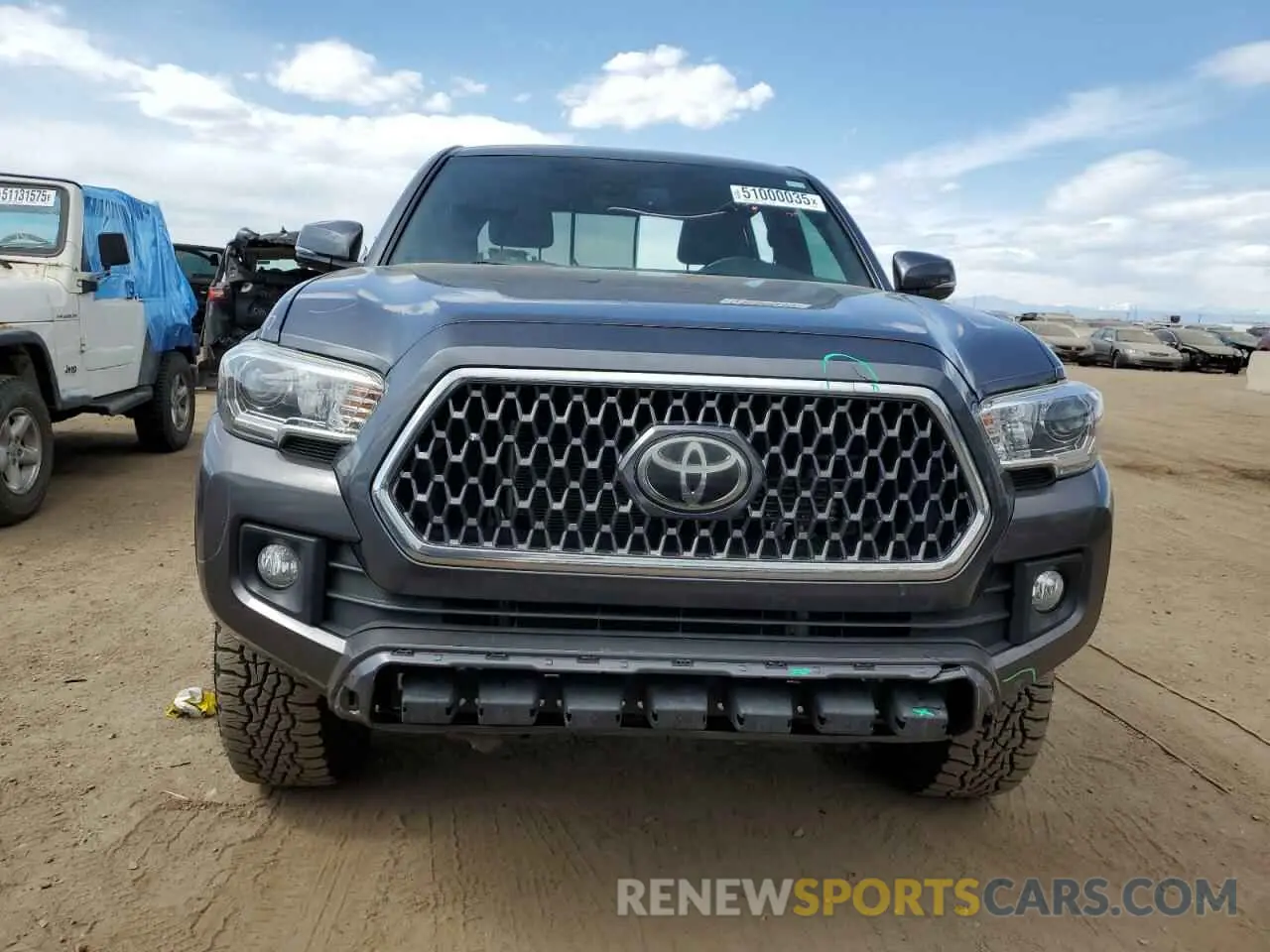 5 Photograph of a damaged car 5TFCZ5AN1KX206478 TOYOTA TACOMA 2019