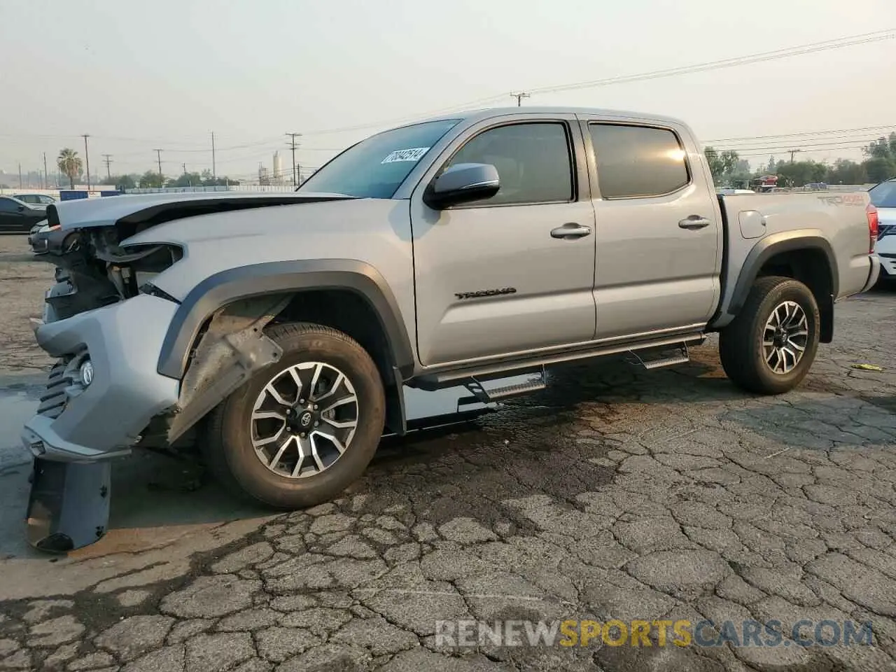 1 Photograph of a damaged car 5TFCZ5AN2KX193921 TOYOTA TACOMA 2019