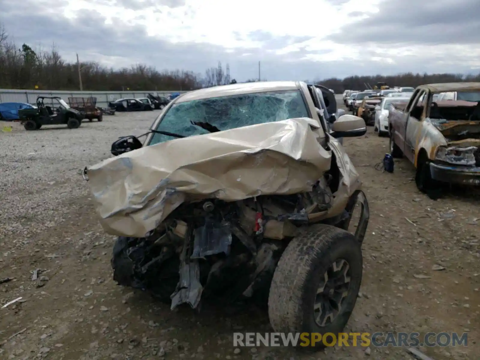 9 Photograph of a damaged car 5TFCZ5AN2KX194499 TOYOTA TACOMA 2019